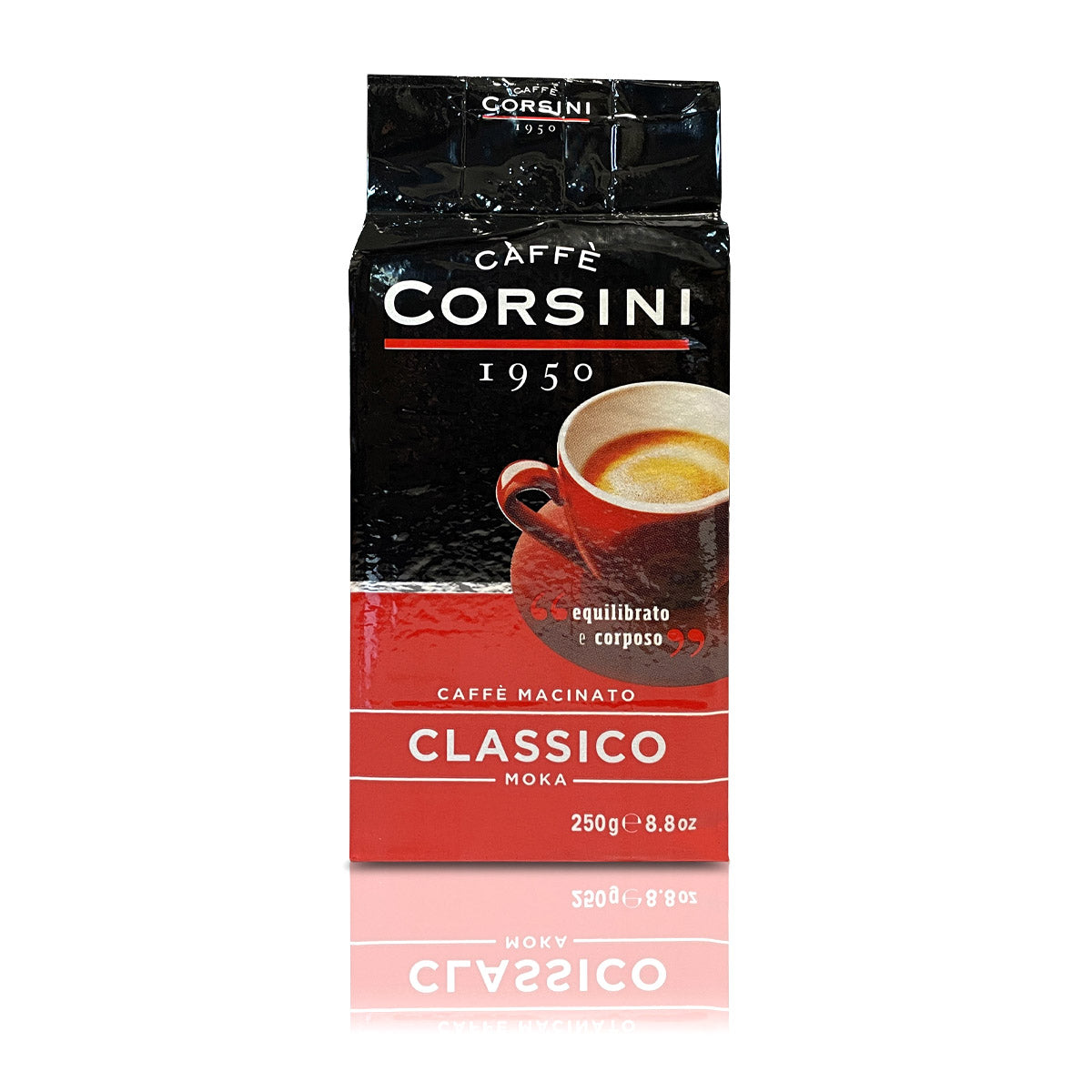 Ground coffee | Classico | Ideal for moka | 250g | Box…