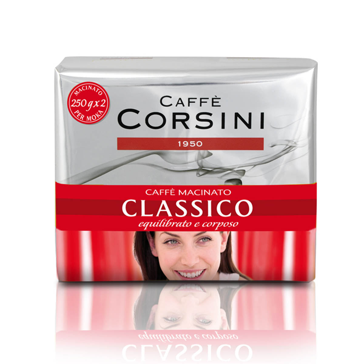 Ground coffee | Classico | Pack containing 2 packets of…