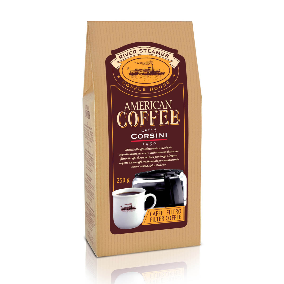 American Coffee | Ground Filter Coffee | 250g by Caffè…