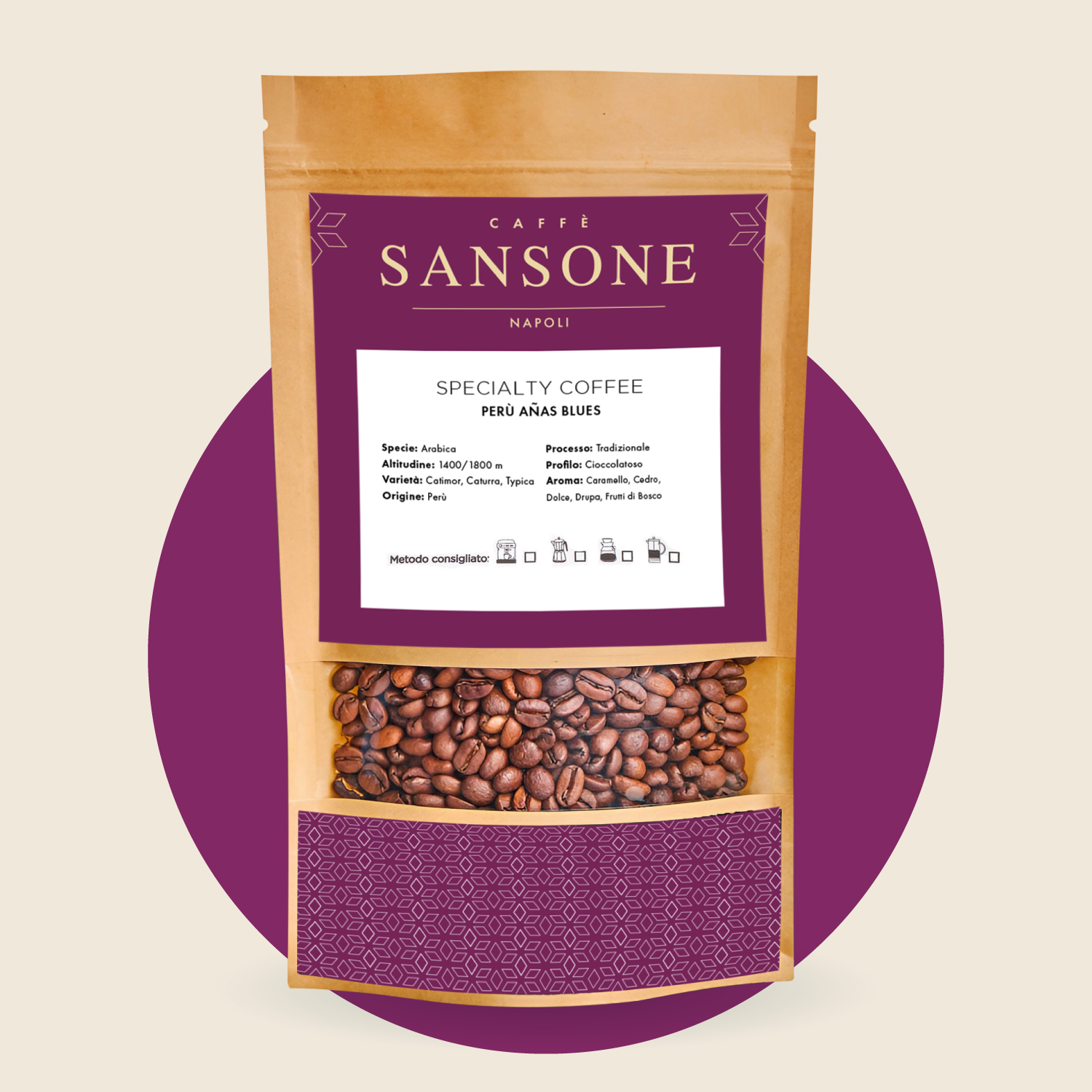 Caffè Perù Añas Blues - Speciality Coffee 100% Arabica…
