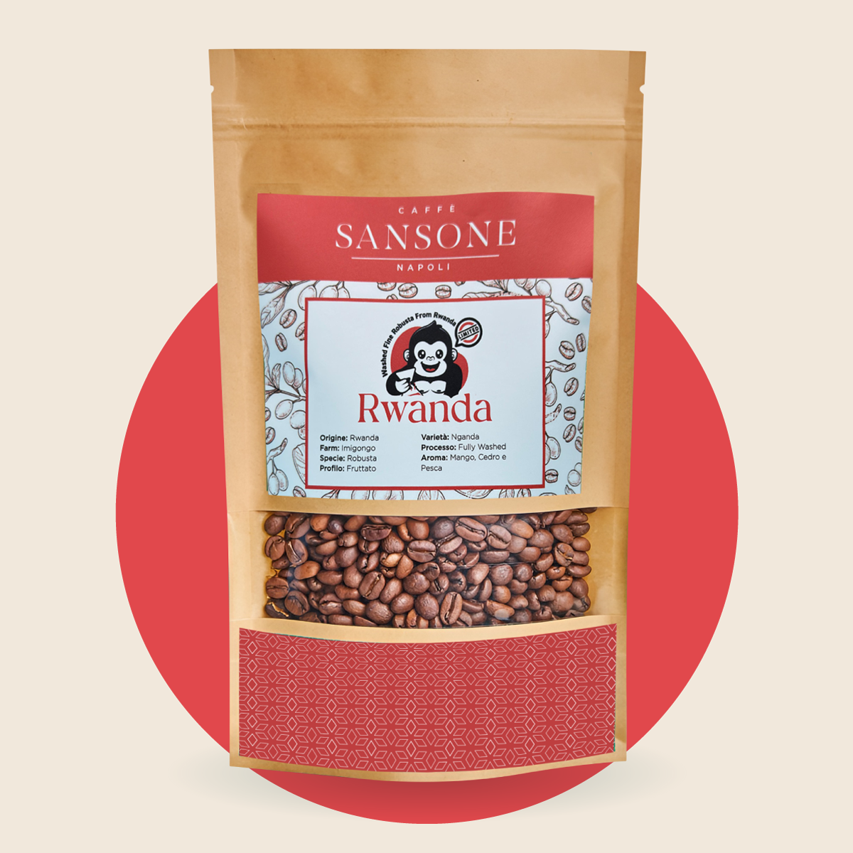 Caffè Rwanda Imigongo - Robusta Specialty Fully Washed…