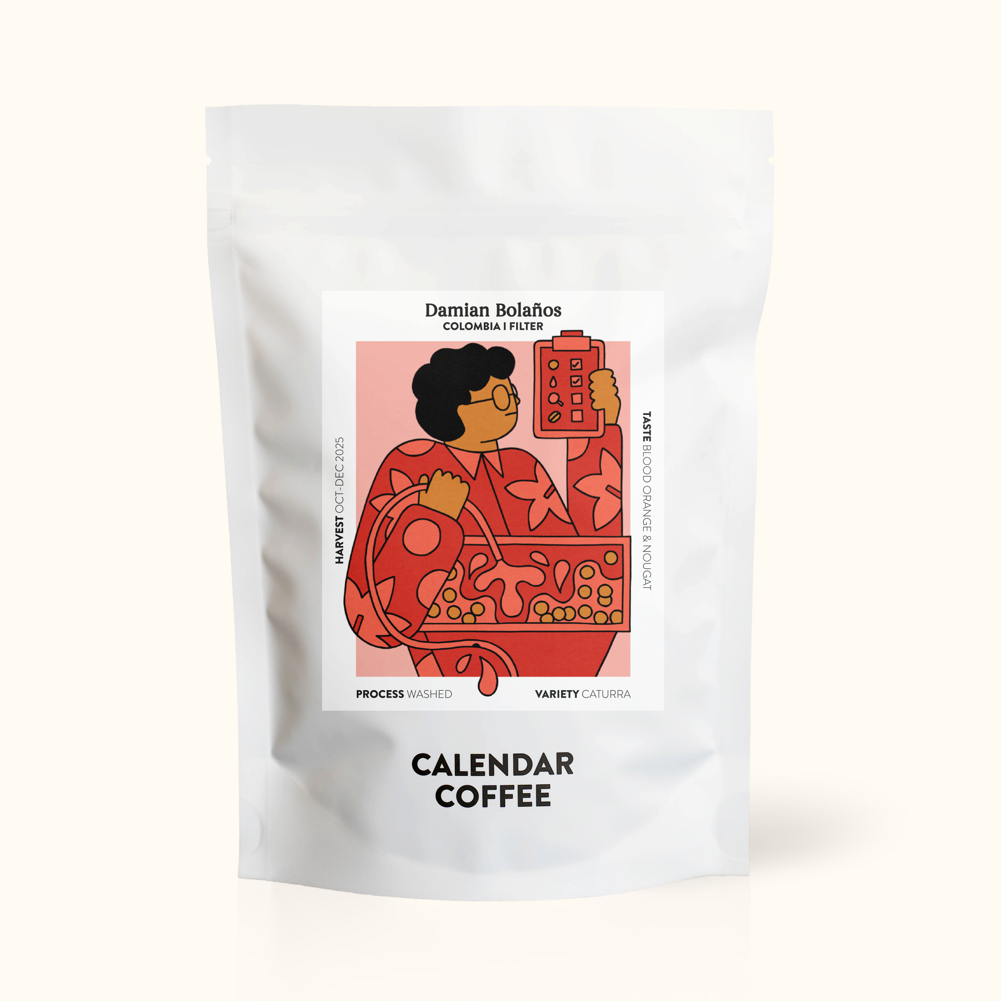 Damian Bolaños | Colombia | Filter by Calendar Coffee