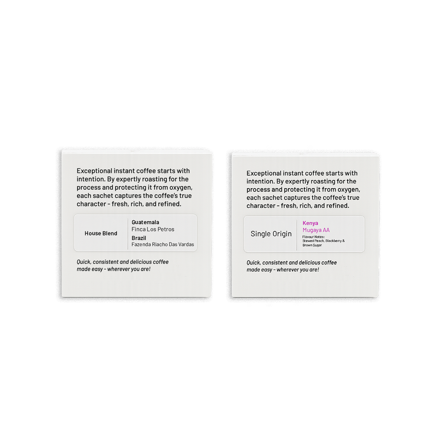 Dual Pack - Speciality Instant by Clifton Coffee Roasters
