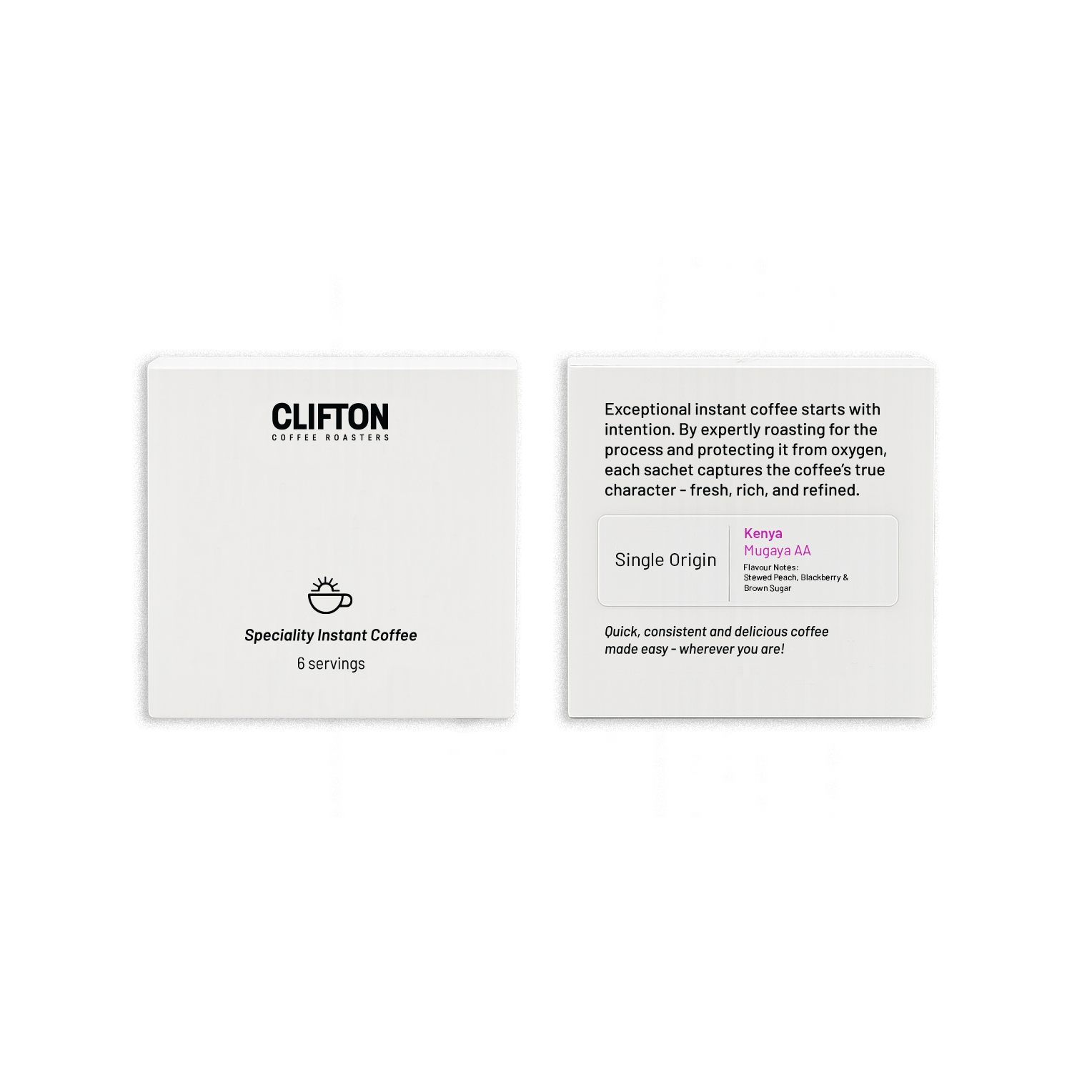 Single Origin - Speciality Instant by Clifton Coffee…