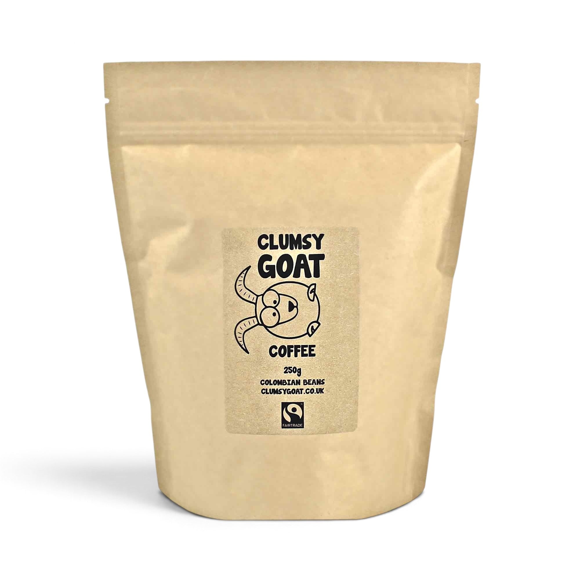 Clumsy Goat Fairtrade Colombian Coffee Beans - 100%…