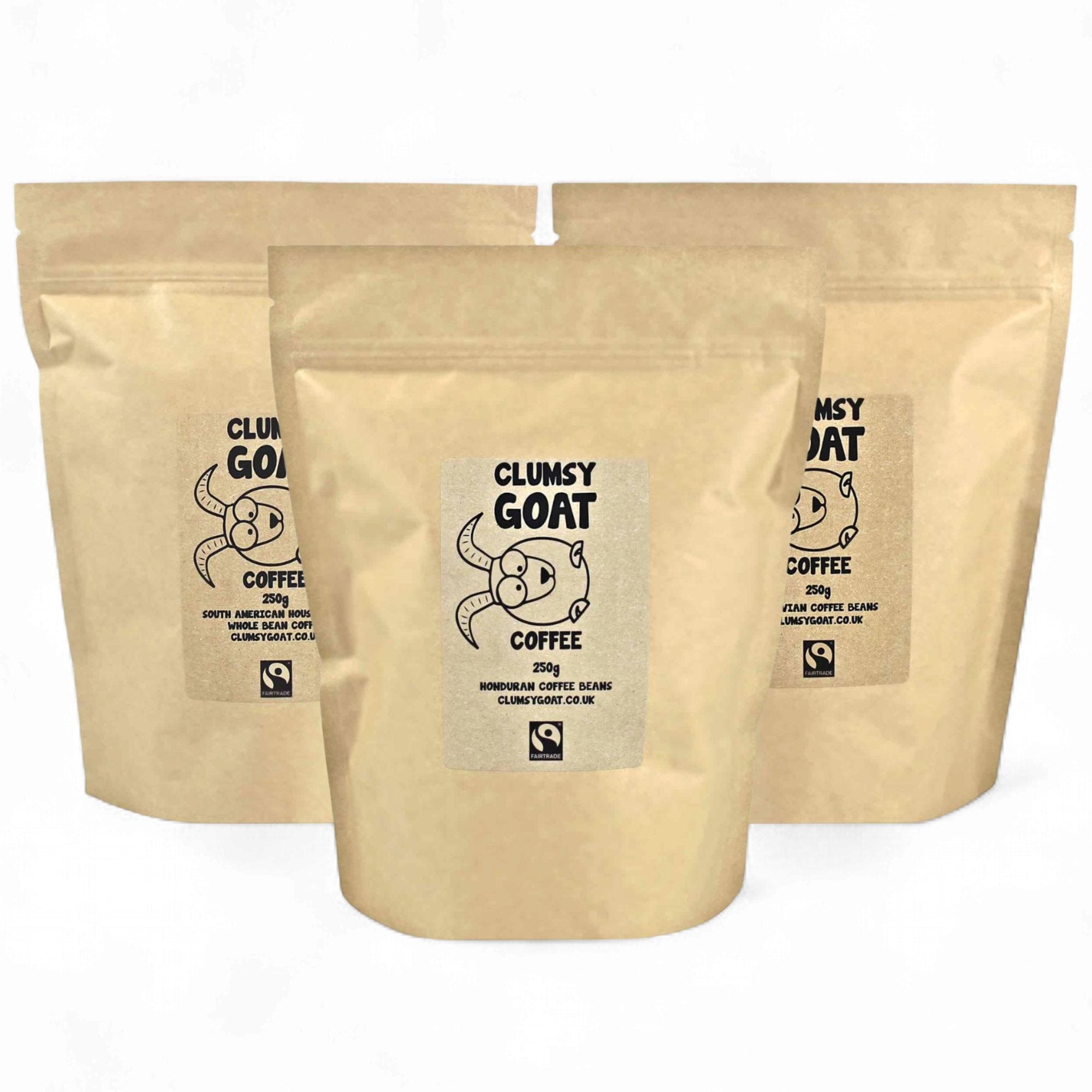 Clumsy Goat All Rounder Roast Coffee Bundle by Clumsy…