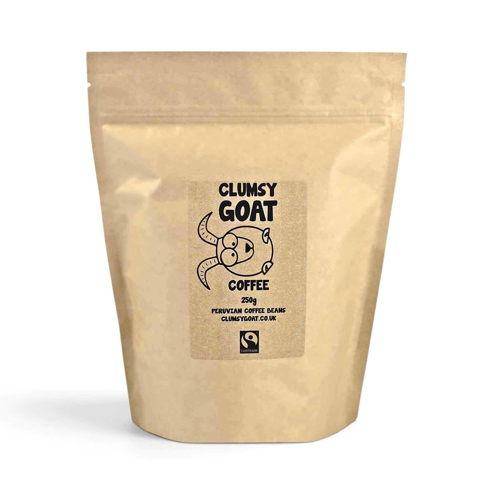 Clumsy Goat Fairtrade Peruvian Coffee Beans - 100%…