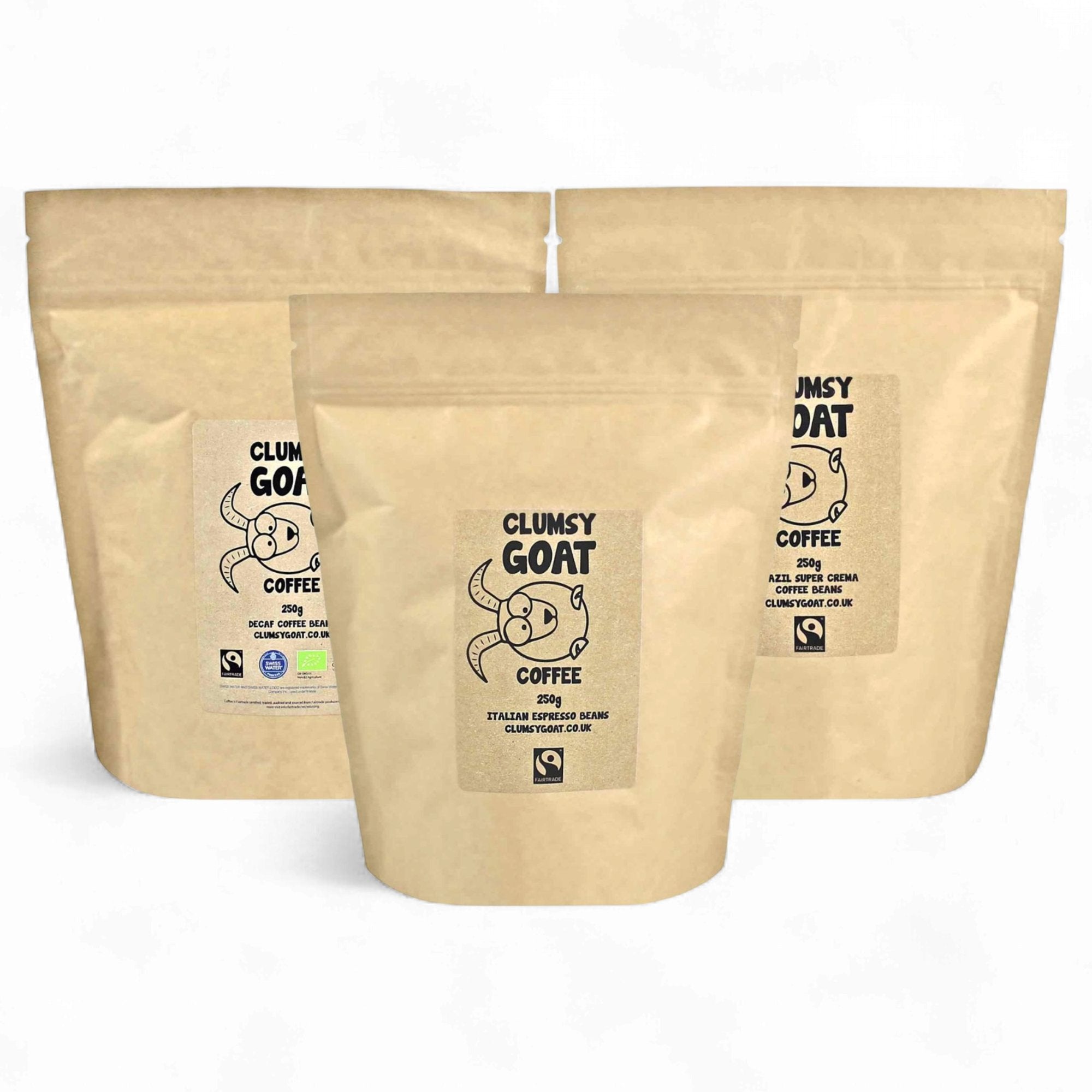 Clumsy Goat Espresso & Crema Coffee Bundle by Clumsy…