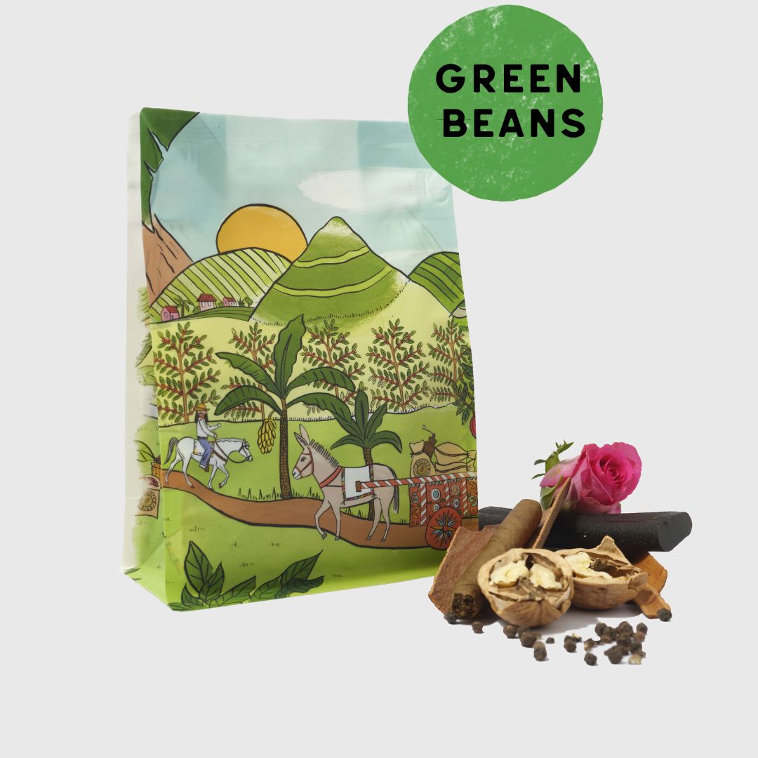 Green Monsoon Malabar Coffee Beans by Coffee Bean Shop