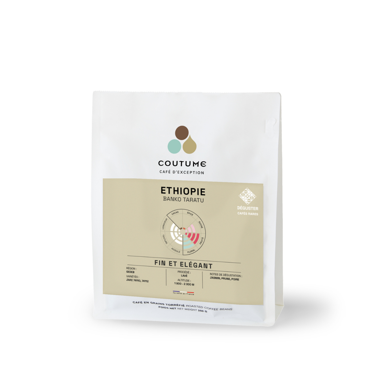 Ethiopia Banko Taratu 250g — Ethiopia by Coutume Cafe