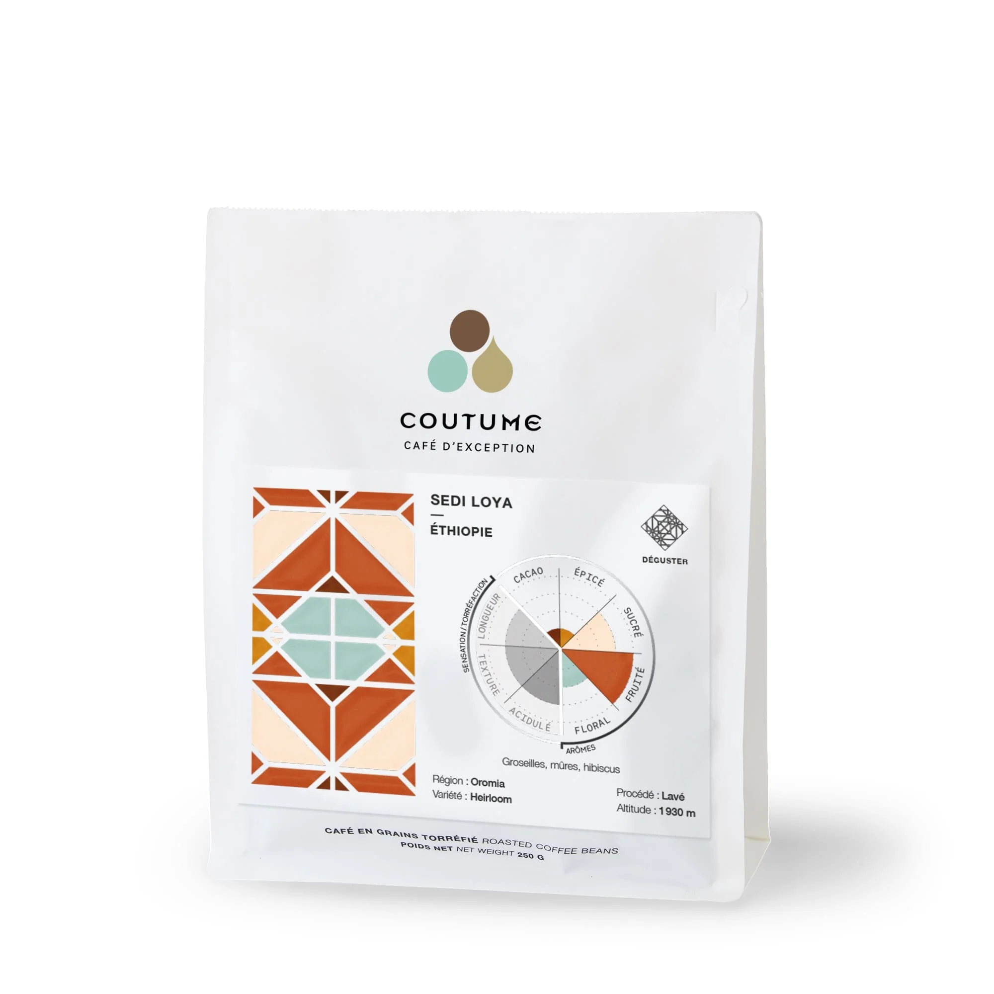 Ethiopia Sedi Loya BIO Coffee 250g by Coutume Cafe