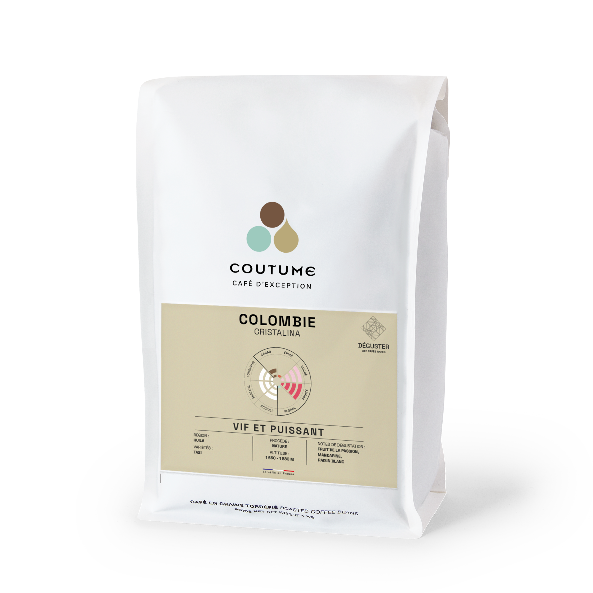 Colombia La Cristalina Coffee 1kg by Coutume Cafe