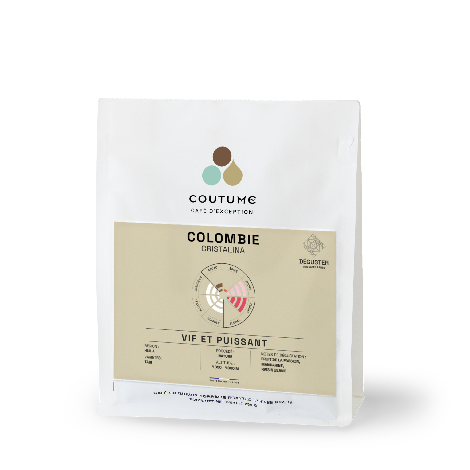 Colombia La Cristalina Coffee 250g by Coutume Cafe