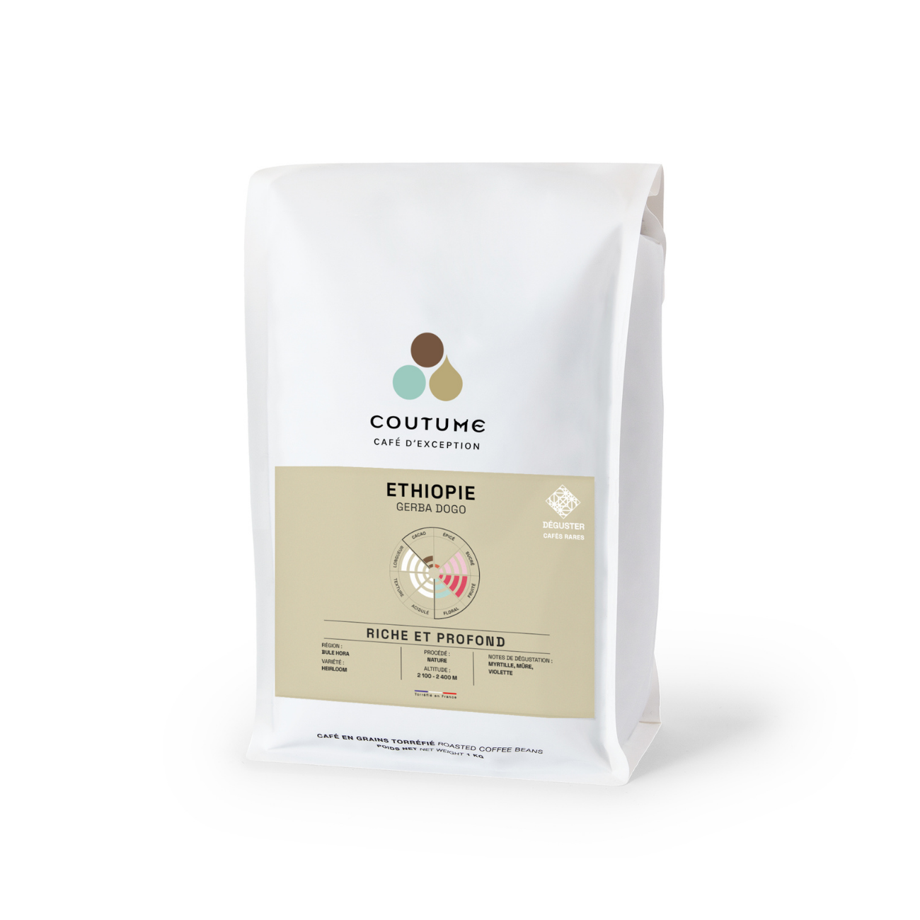 Ethiopia Gerba Dogo 1kg — Ethiopia by Coutume Cafe
