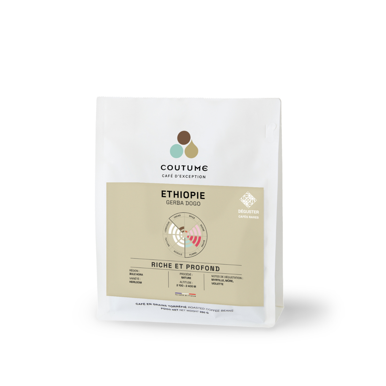 Ethiopia Gerba Dogo 250g — Ethiopia by Coutume Cafe
