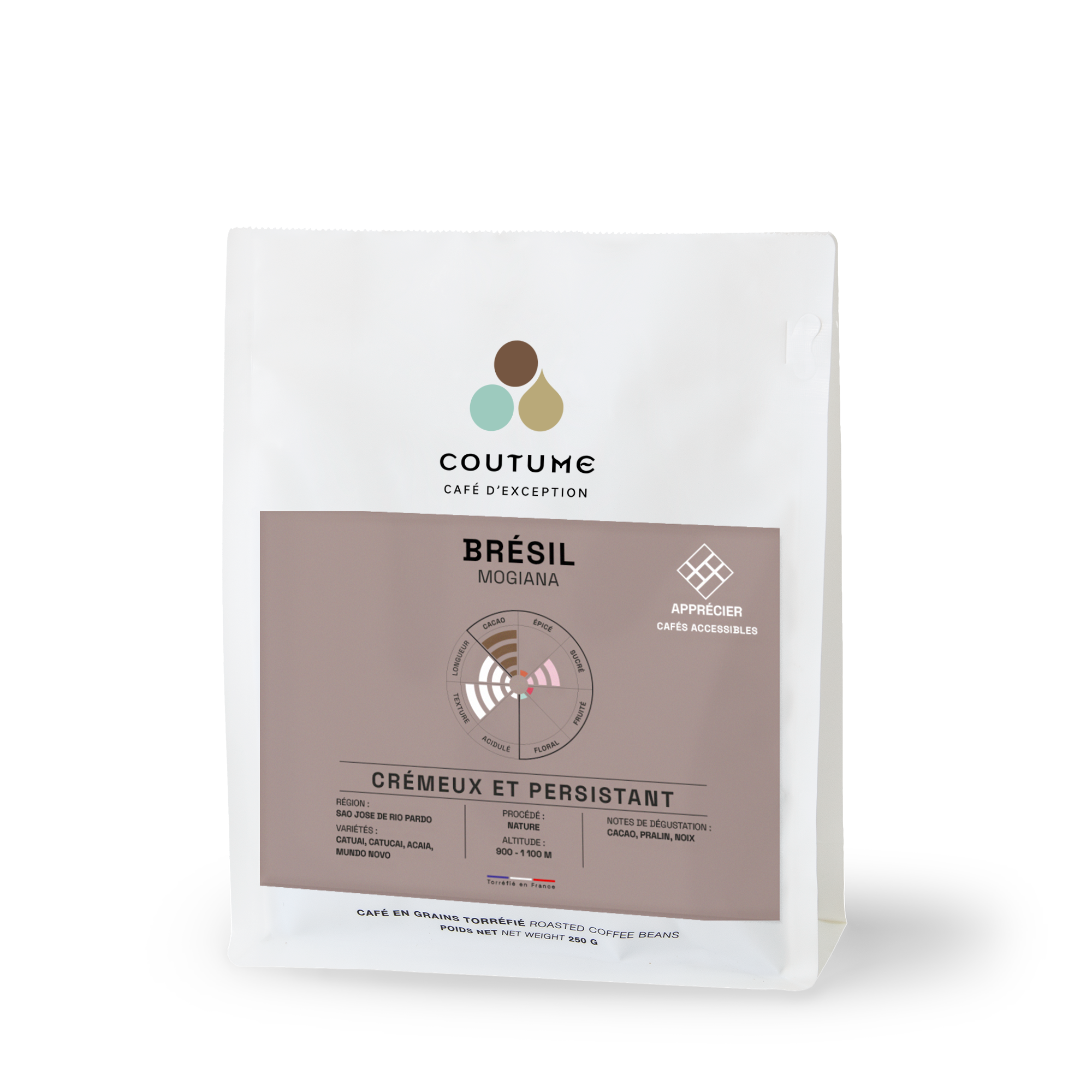 Coffee Brazil Mogiana 250g by Coutume Cafe
