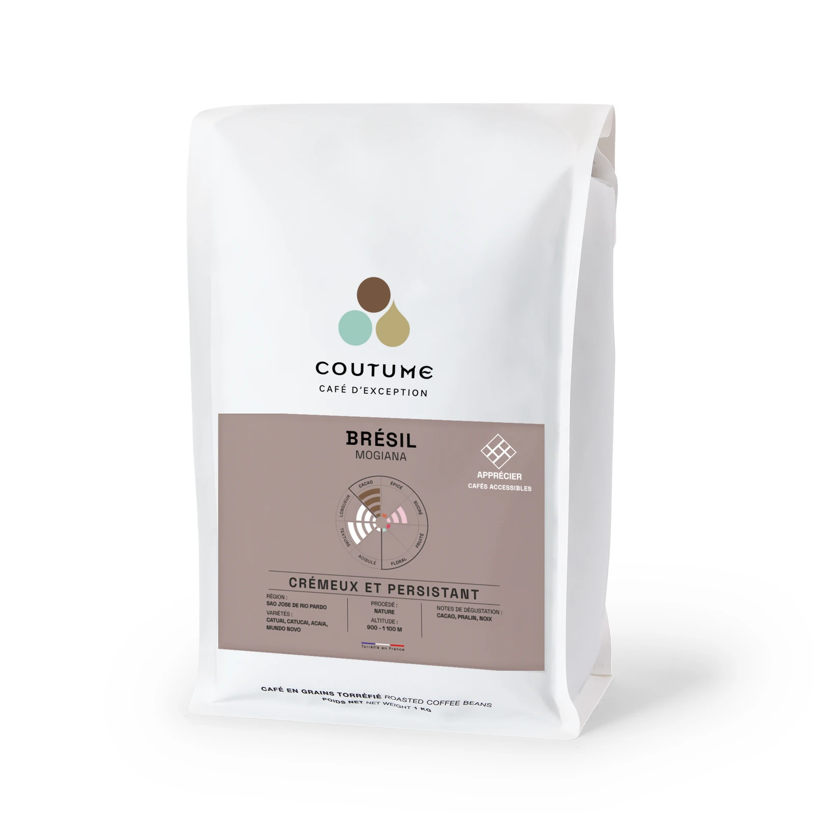Coffee Brazil Mogiana 1kg by Coutume Cafe