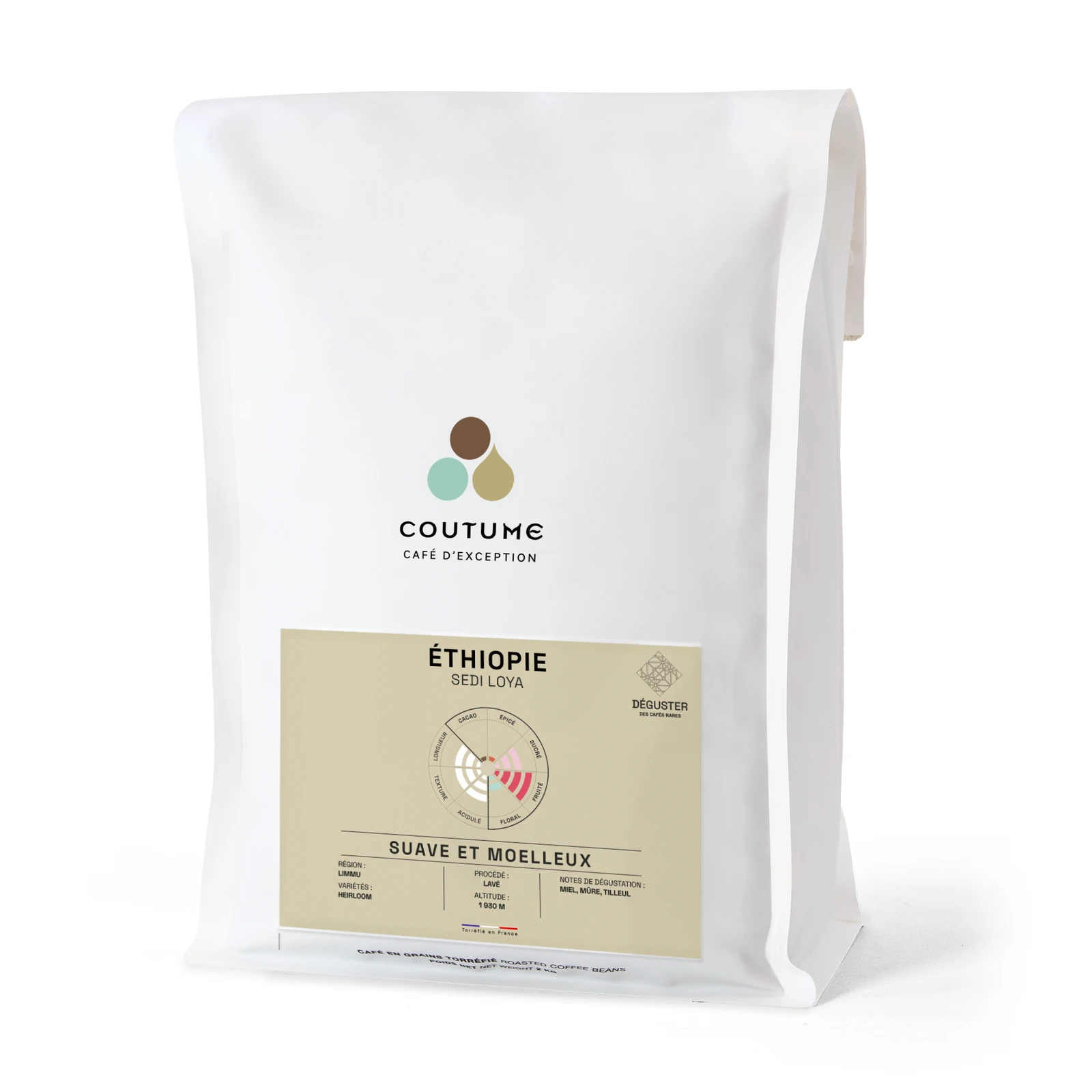 Ethiopia Sedi Loya BIO Coffee 2kg by Coutume Cafe