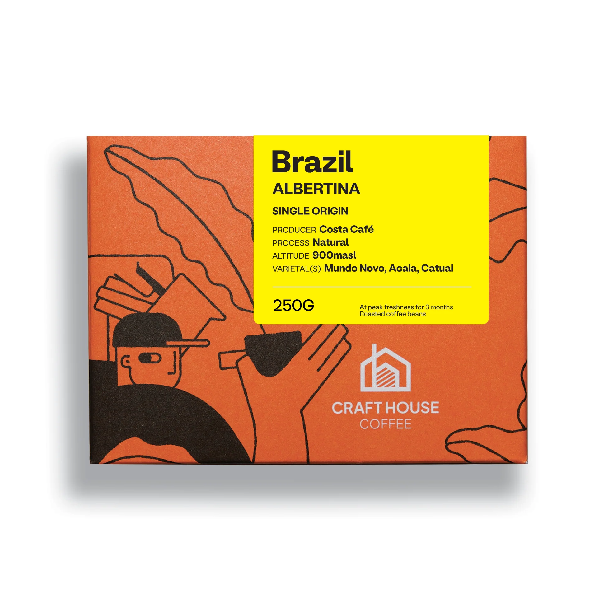 Brazil Albertina by Craft House Coffee