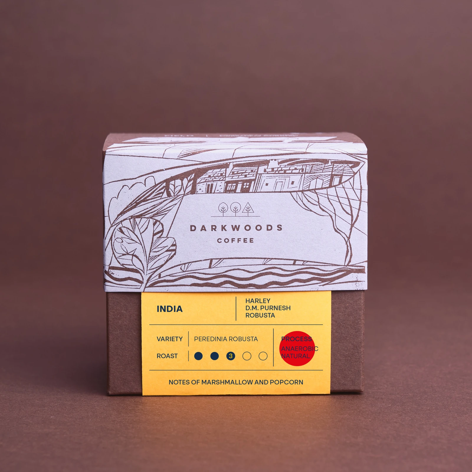 India Harley Robusta (Natural) by Dark Woods Coffee