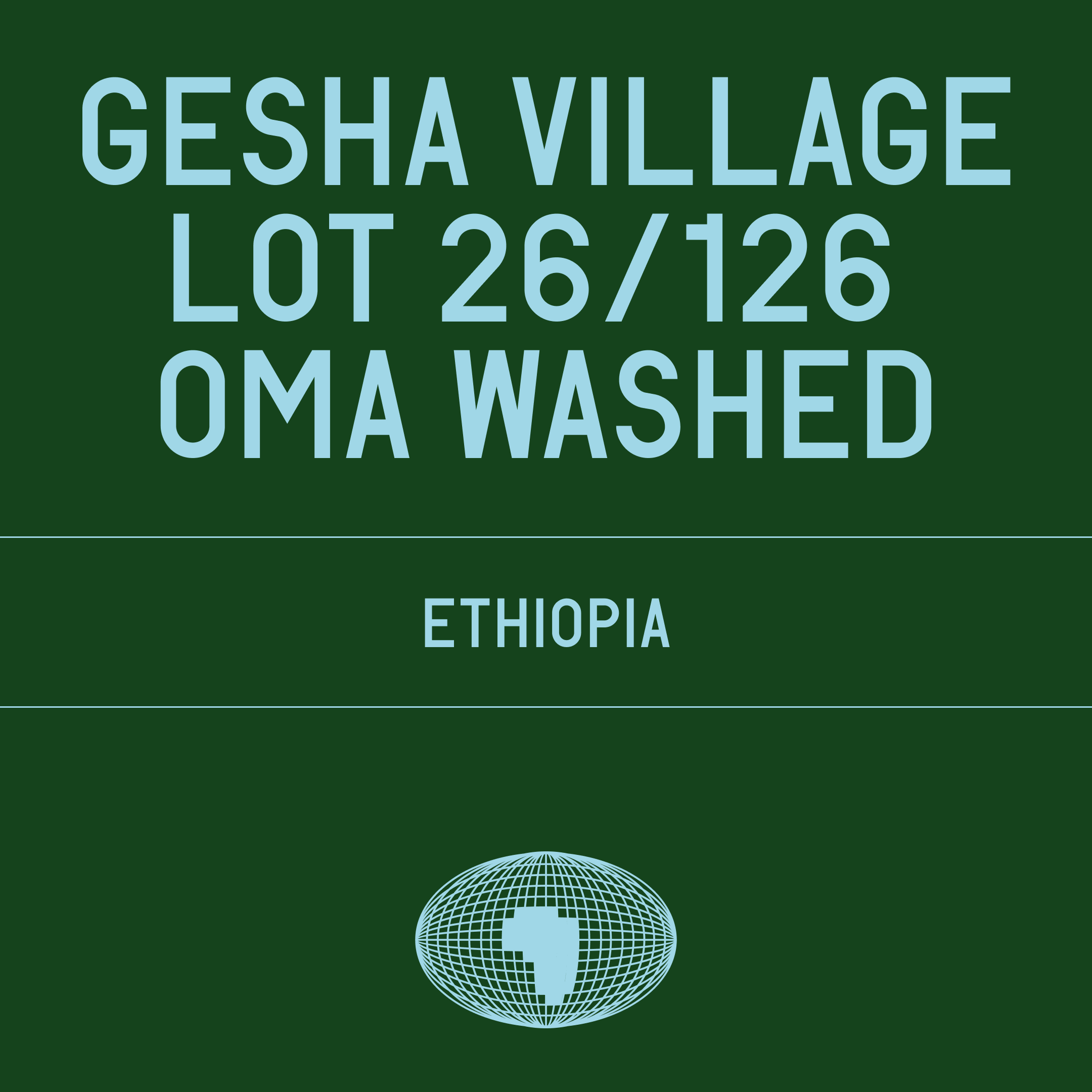 Gesha Village - Lot 26/126 Oma Washed — Ethiopia by Daturacoffee