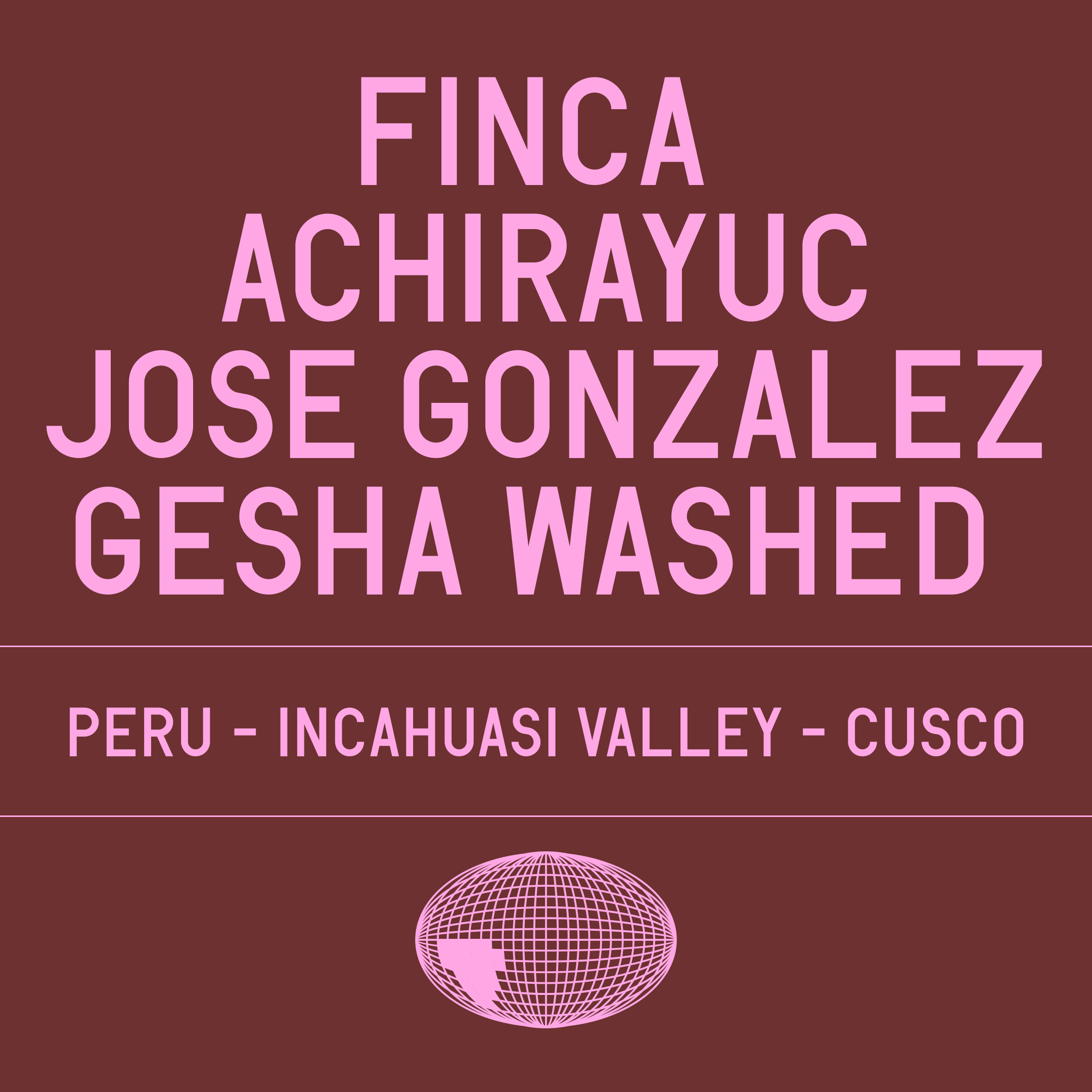 Finca Achirayuc - Jose Gonzalez Gesha Washed by…