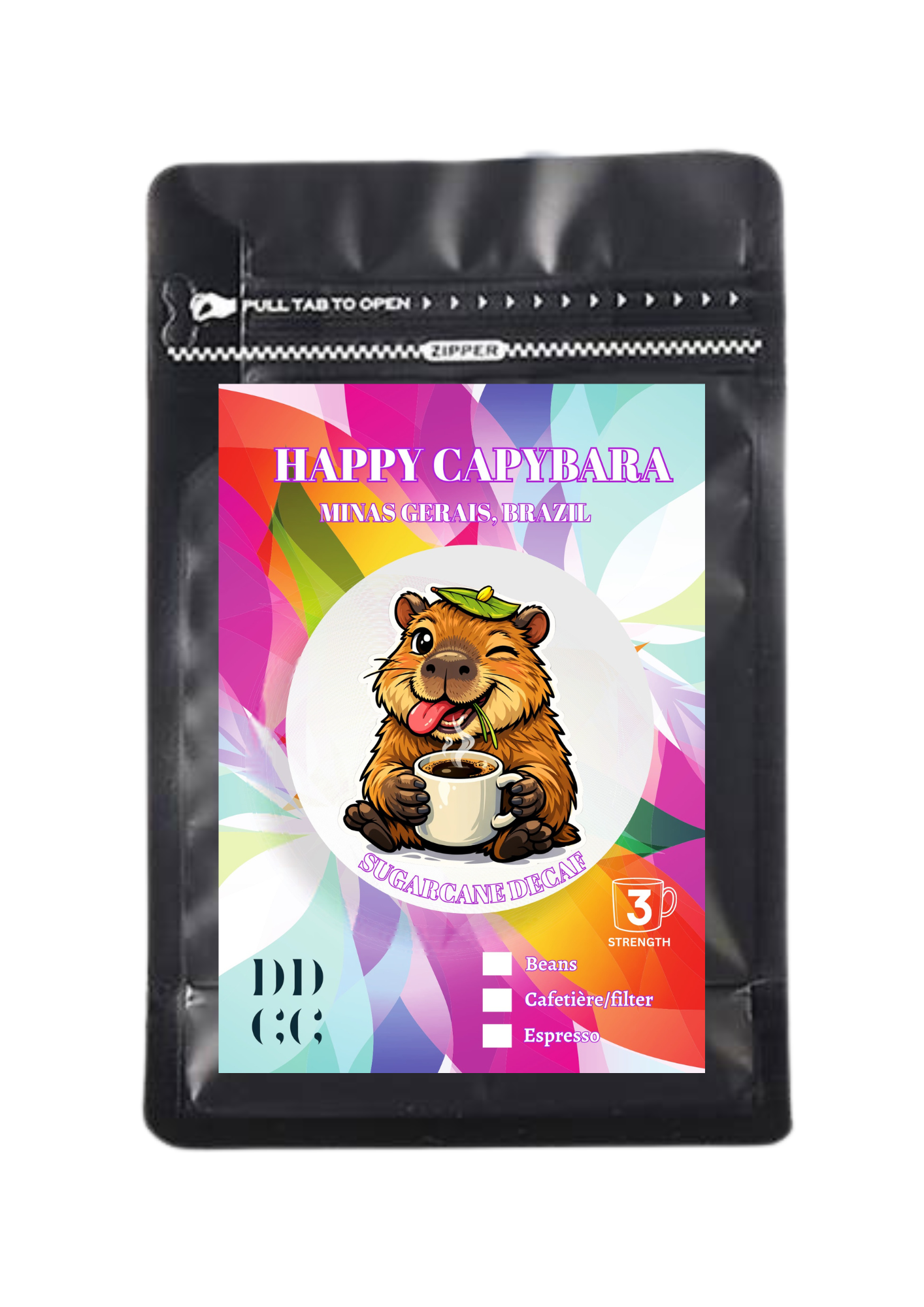 Brazilian Happy Capybara Decaffeinated Coffee…