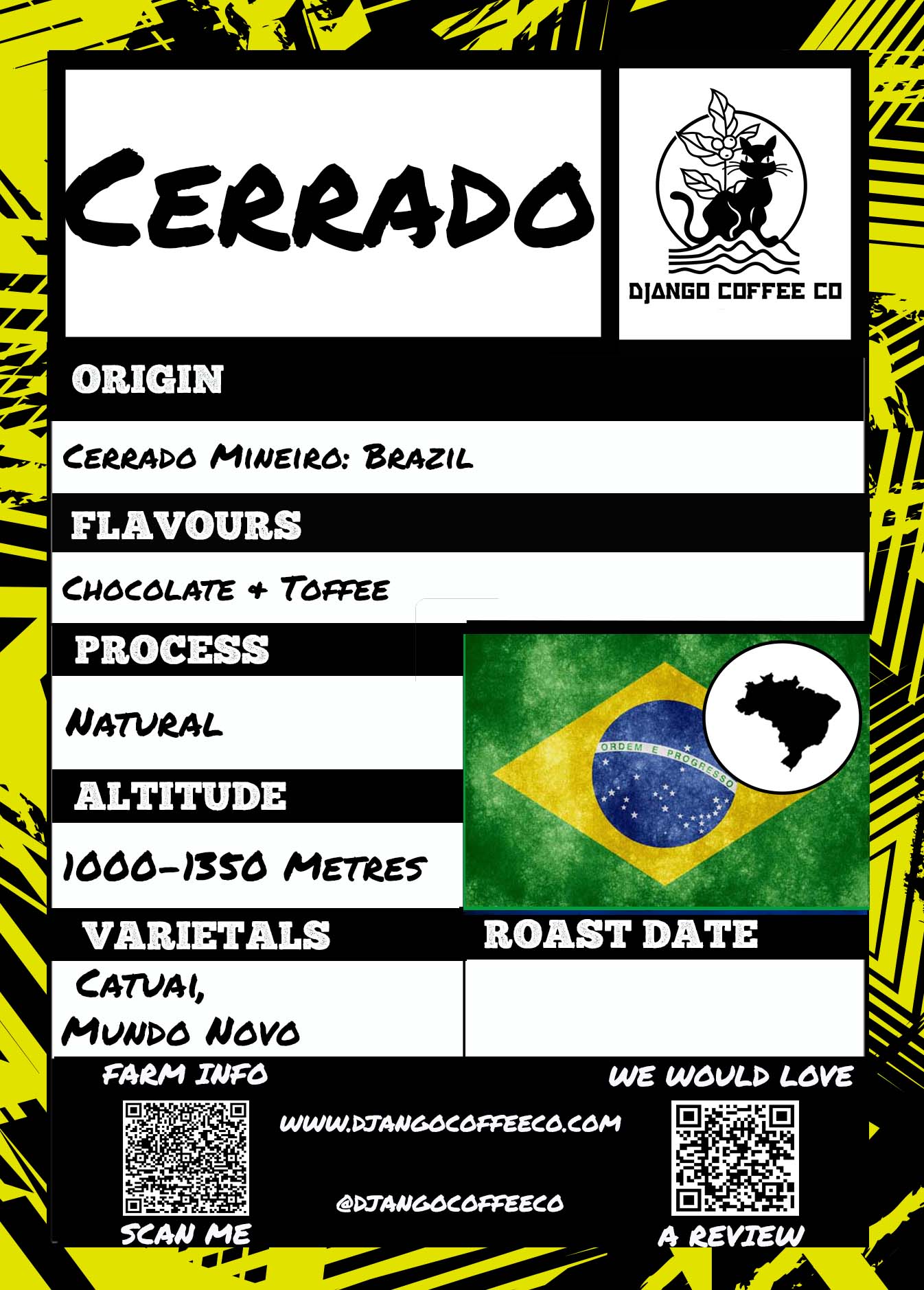 Brazil Cerrado by Django Coffee Co.