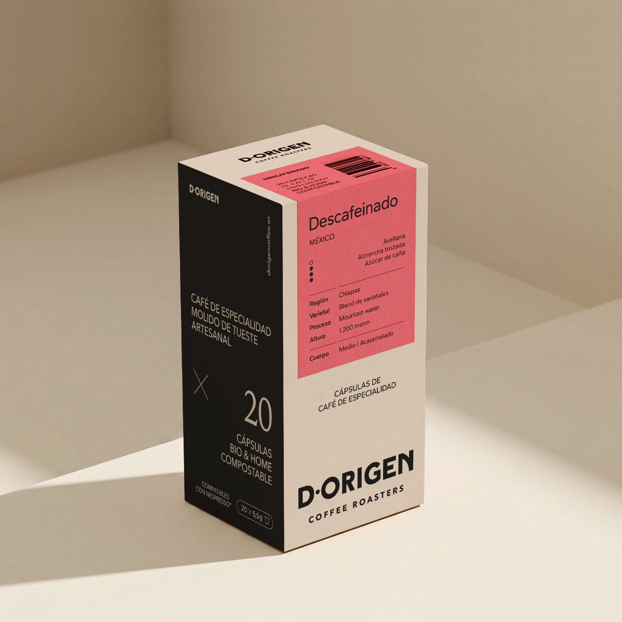 CÁPSULAS DE CAFÉ DESCAFEINADO by D·Origen Coffee Roasters