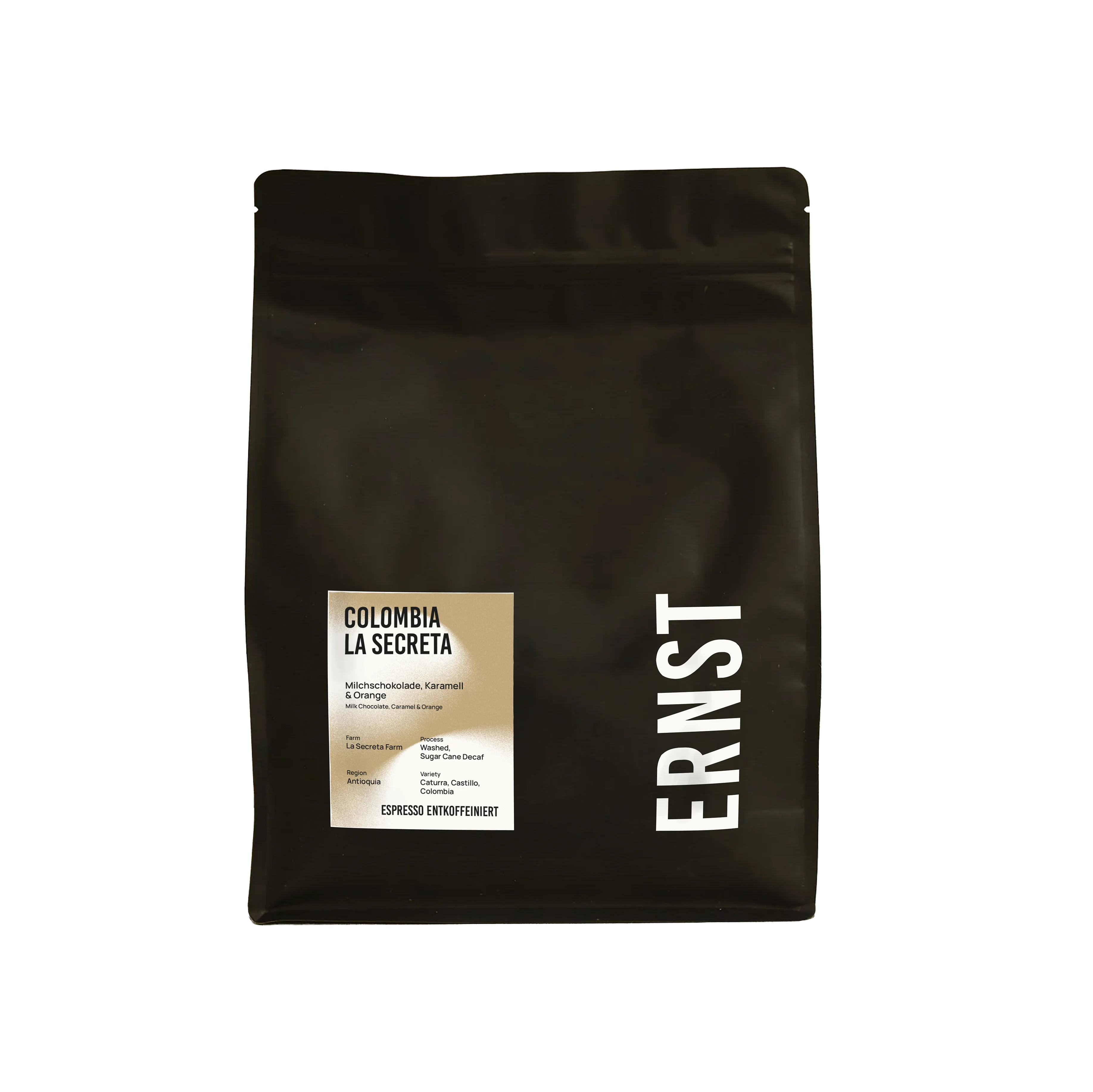COLOMBIA LA SECRETA DECAF ESPRESSO ABO — Colombia by Ernst Kaffee