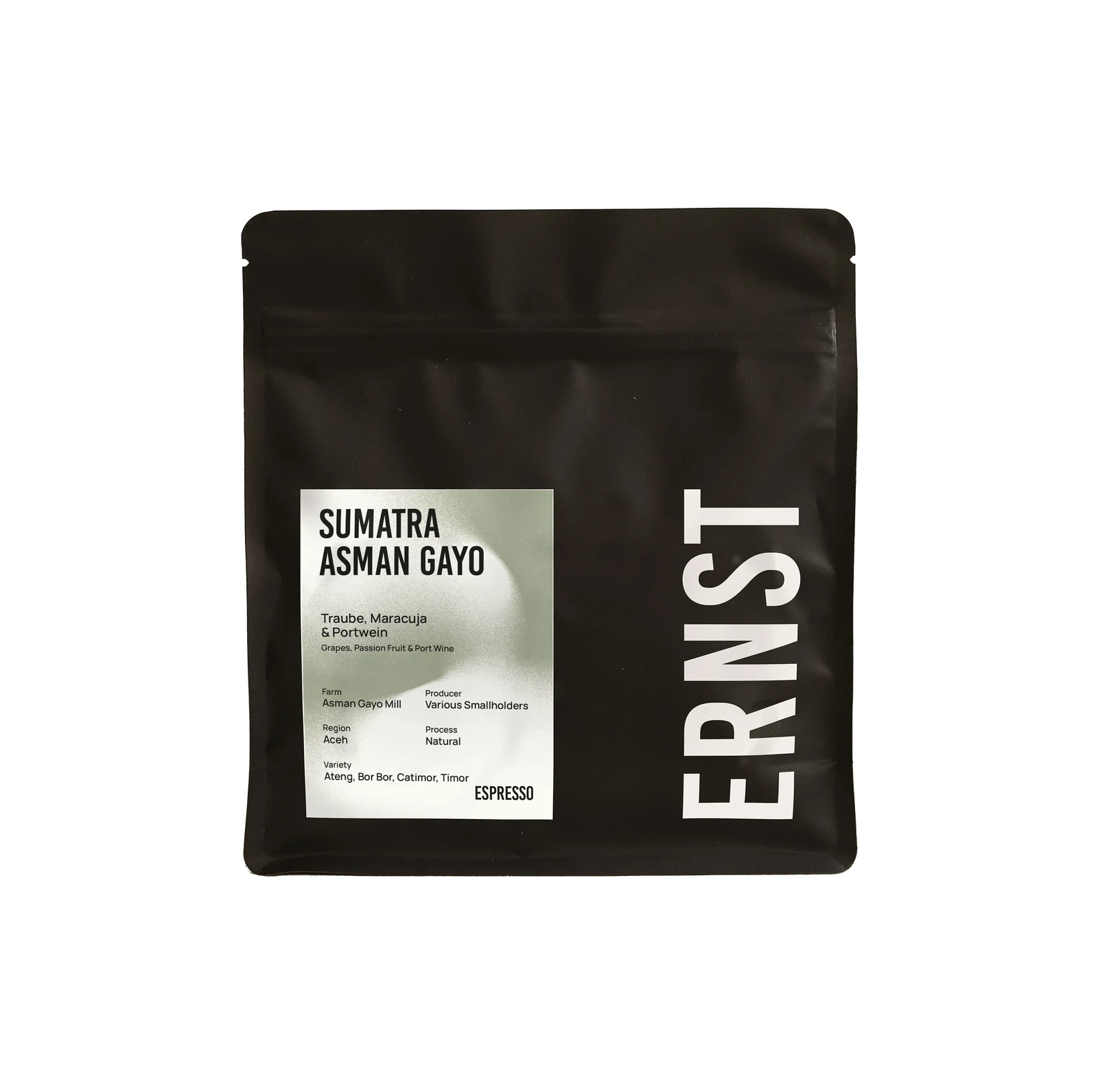 SUMATRA ASMAN GAYO ESPRESSO — Indonesia by Ernst Kaffee