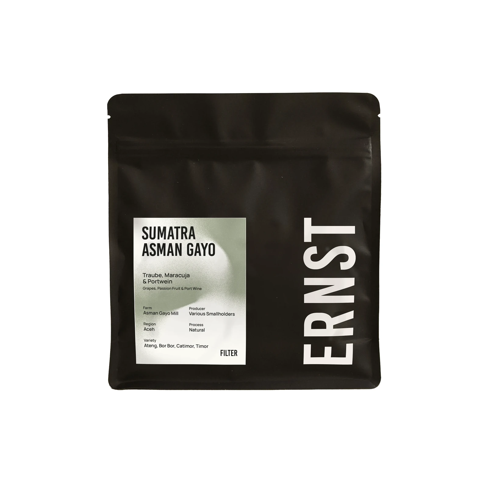 SUMATRA ASMAN GAYO FILTER — Indonesia by Ernst Kaffee
