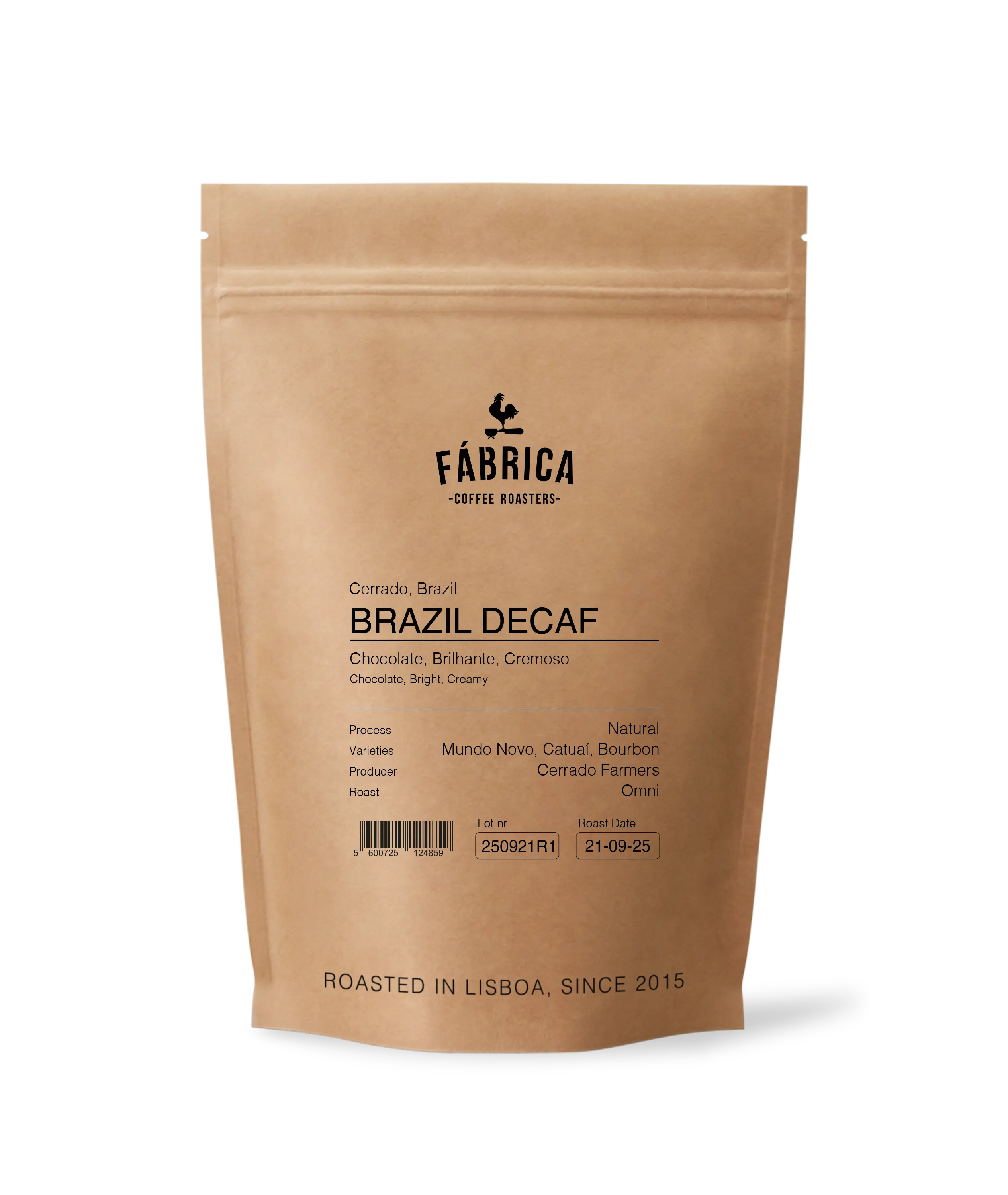 Brazil Decaf by Fábrica Coffee Roasters