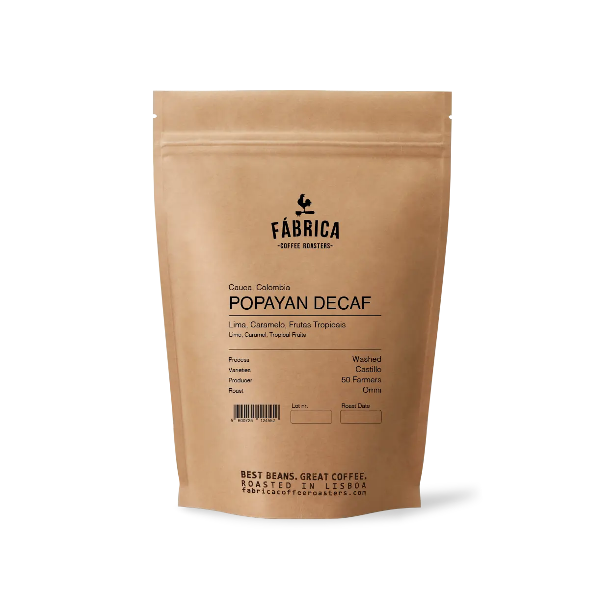 Popayan Decaf — Colombia by Fábrica Coffee Roasters