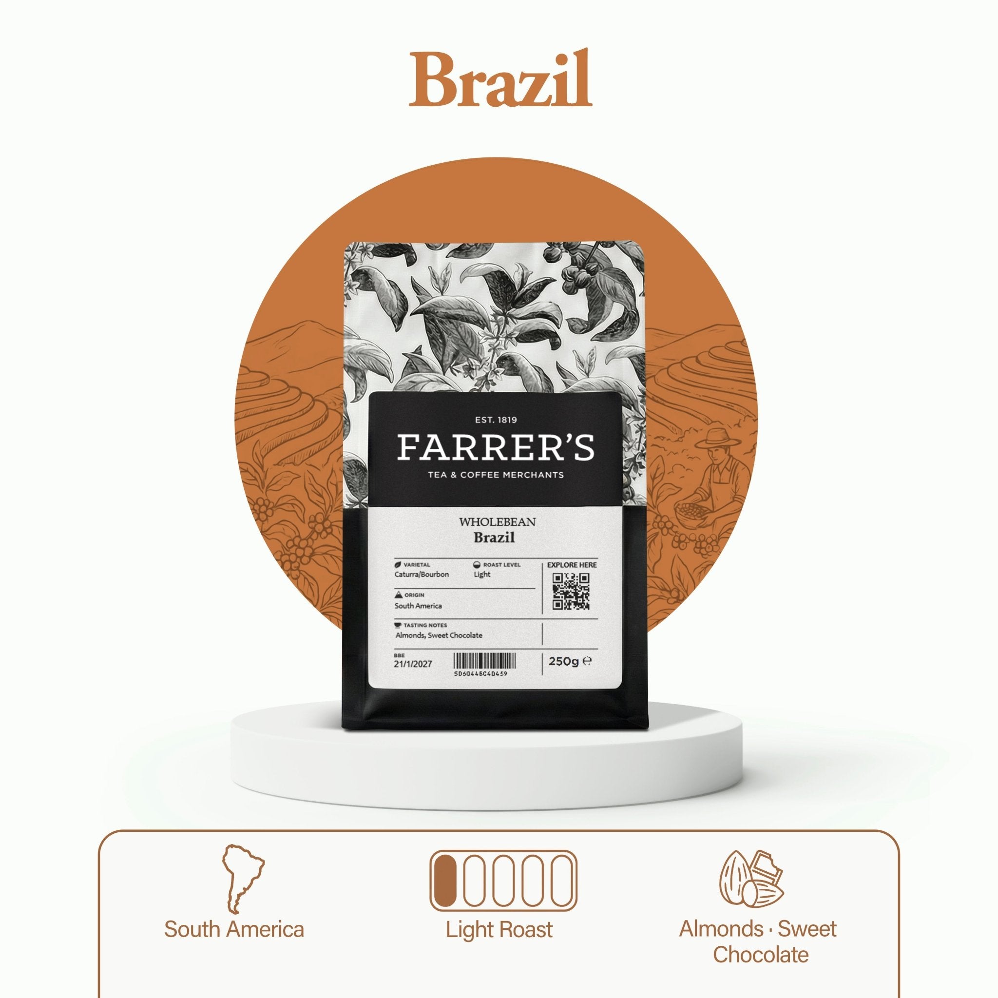 Brazil Coffee by Farrers Coffee