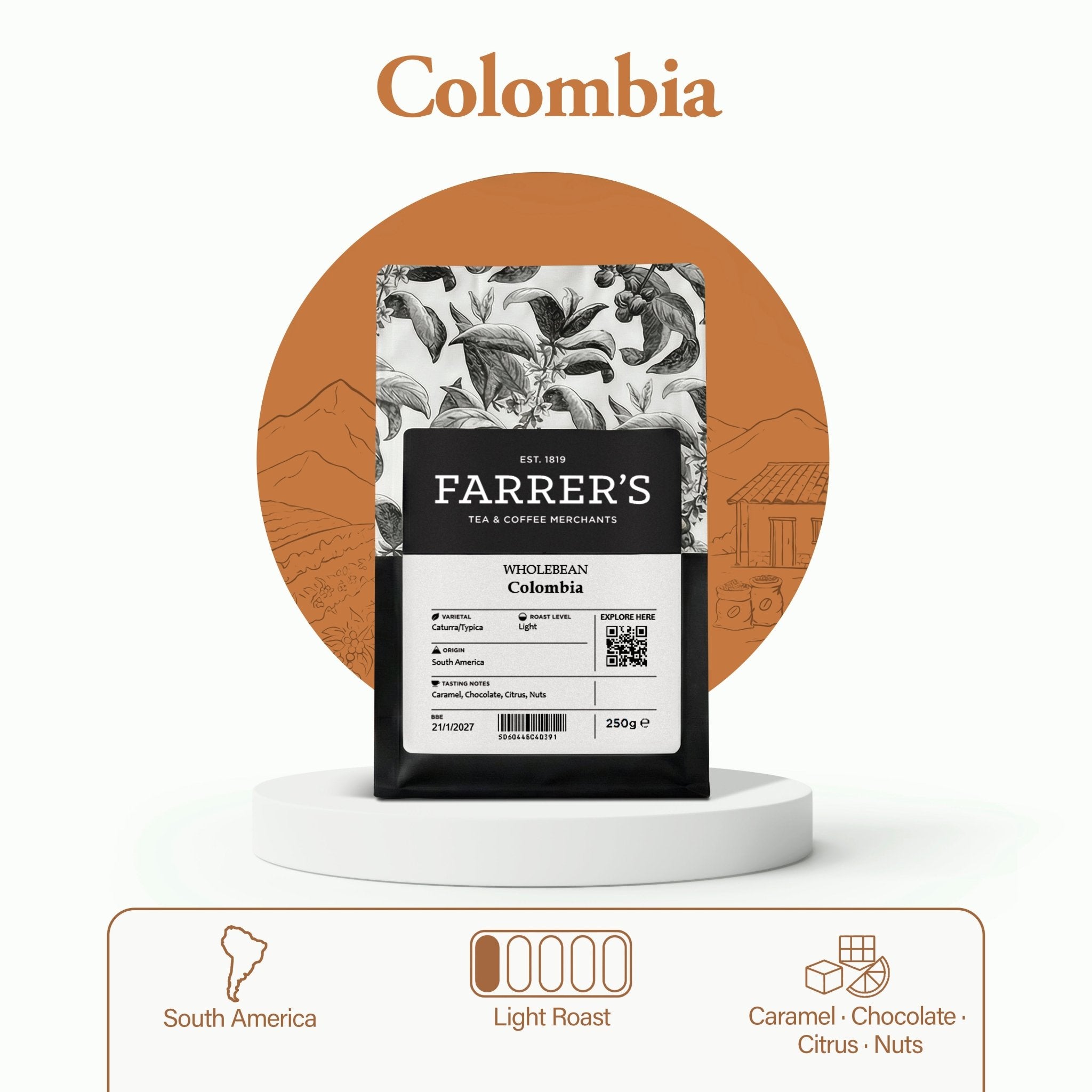 Colombia Coffee by Farrers Coffee