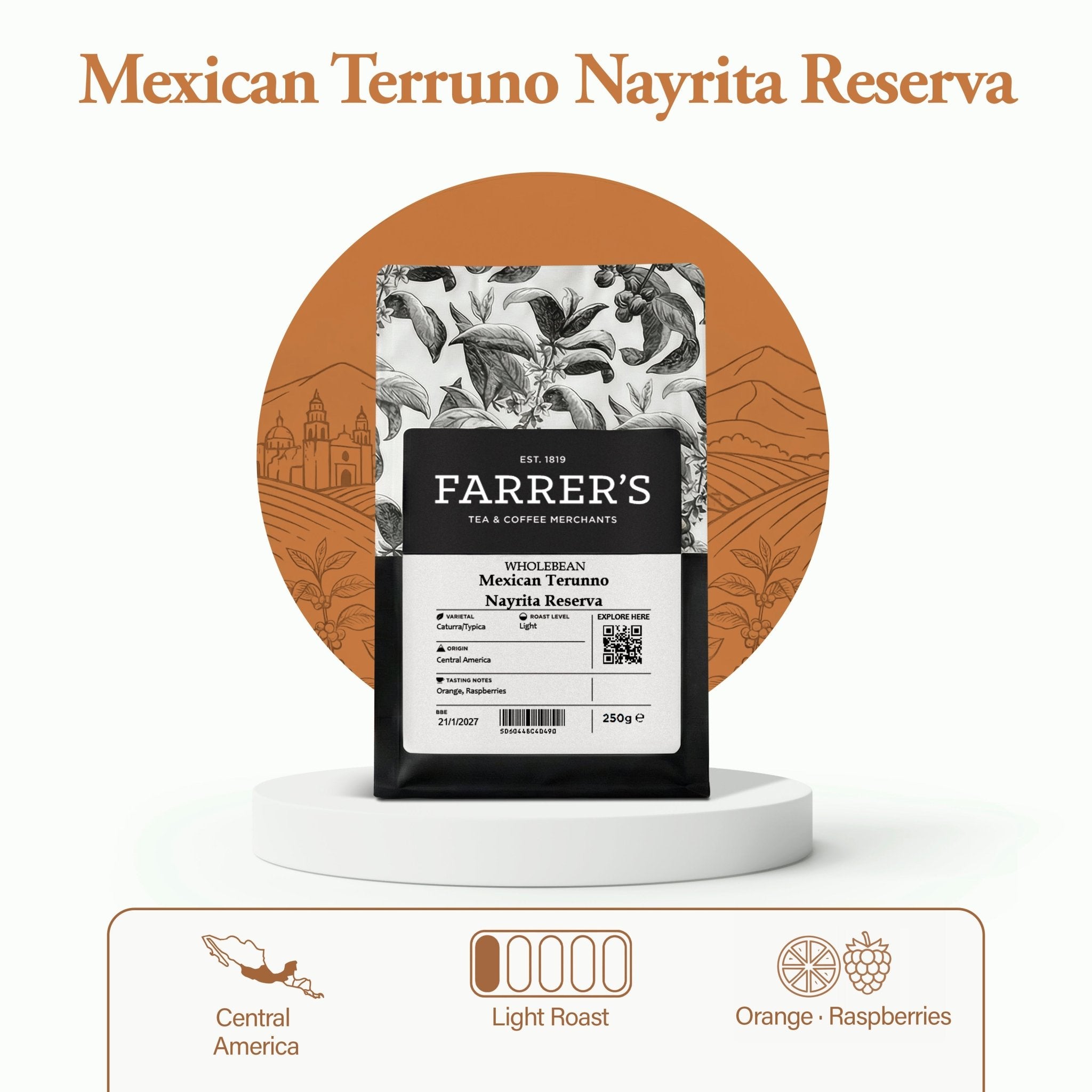 Mexican Terruno Nayarita Reserva by Farrers Coffee