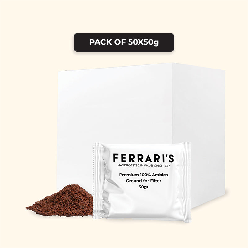 Ferrari's Filter Sachets 50x50g by Ferrari's Coffee