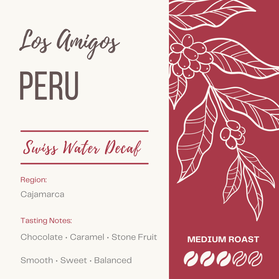 PERU - LOS AMIGOS SWISS WATER DECAFFEINATED by Flat Cap…