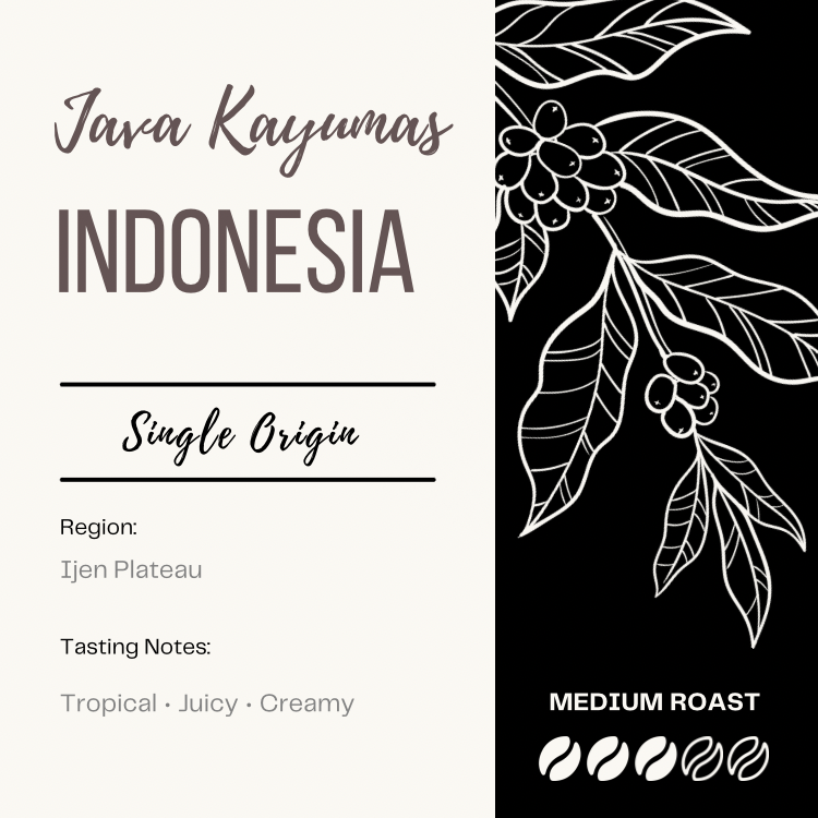 INDONESIA - JAVA KAYUMAS by Flat Cap Coffee Roasting…