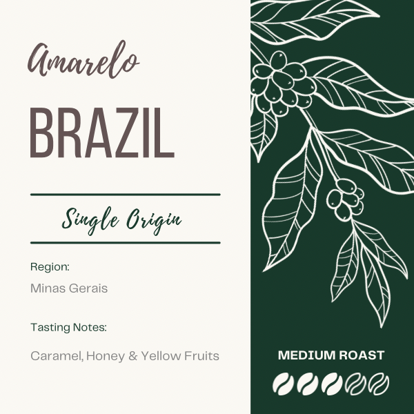 BRAZIL - AMARELO MANTIQUEIRA by Flat Cap Coffee Roasting…