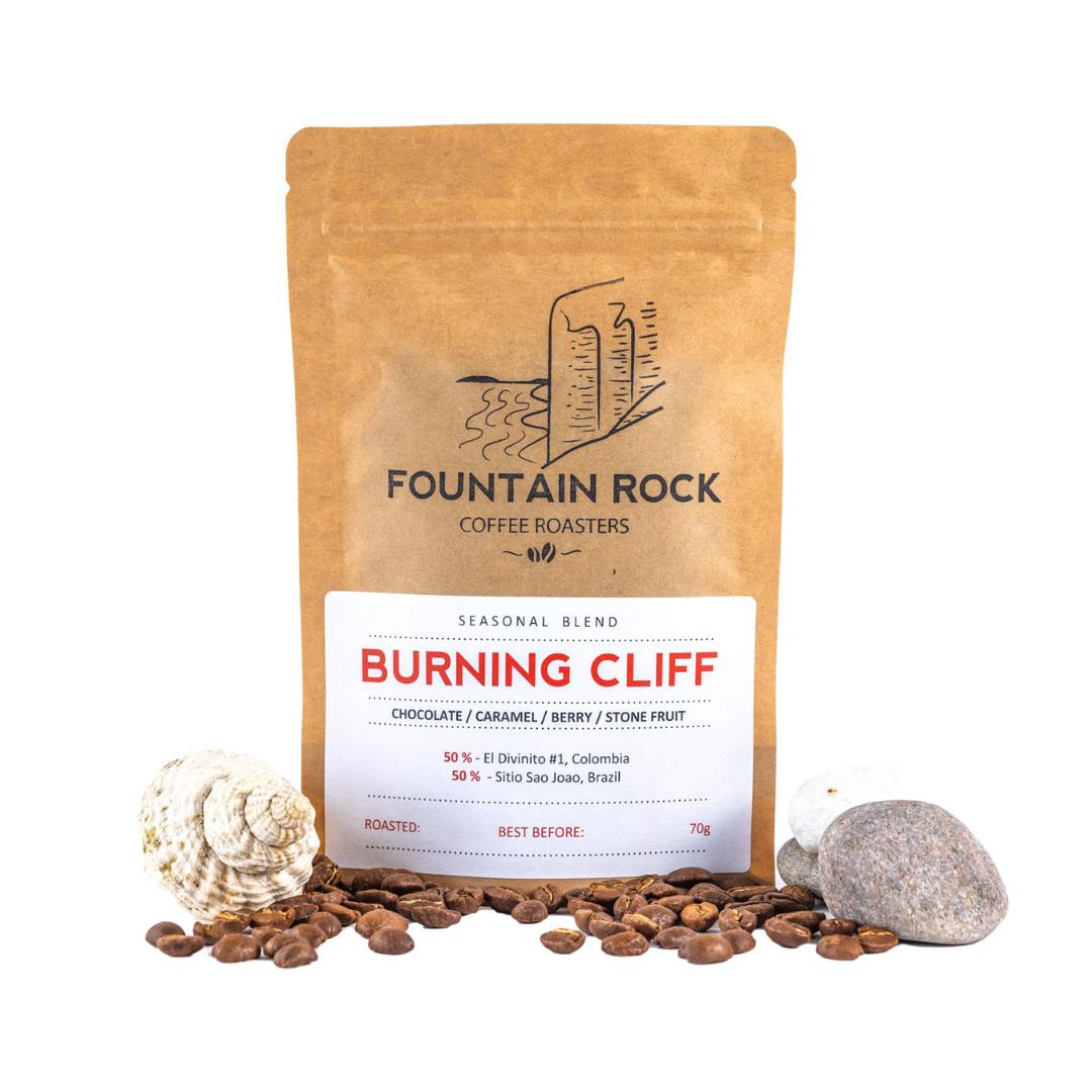 Burning Cliff Seasonal Blend Mini Bag Packs by Fountain Rock Coffee Roasters