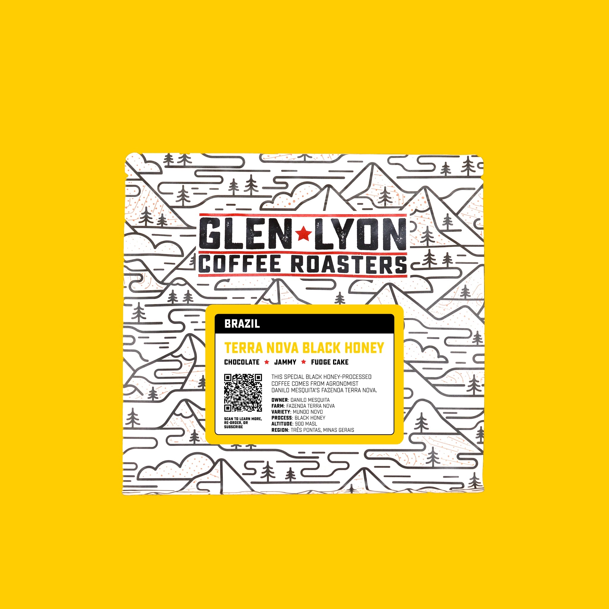 Brazil Fazenda Terra Nova Black Honey by Glen Lyon…