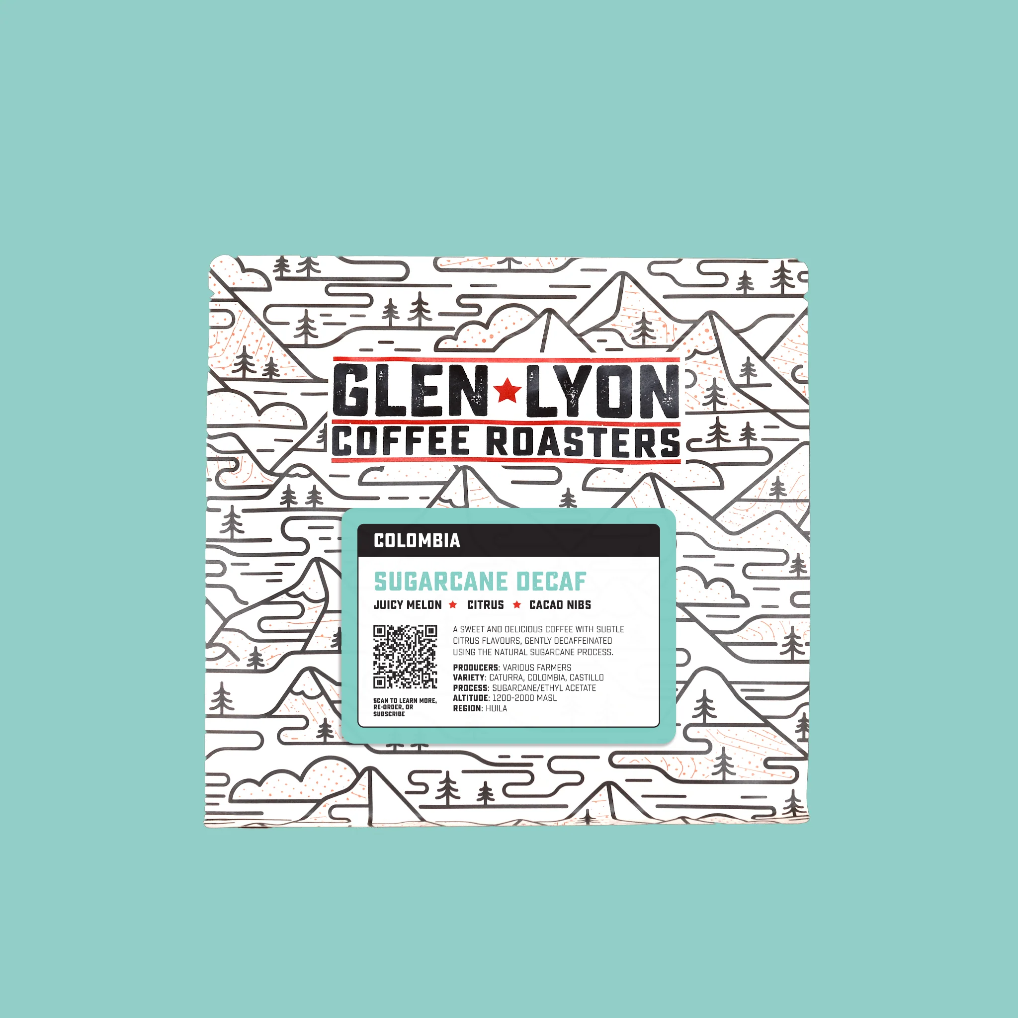 Colombia Sugarcane Decaf Coffee by Glen Lyon Coffee…