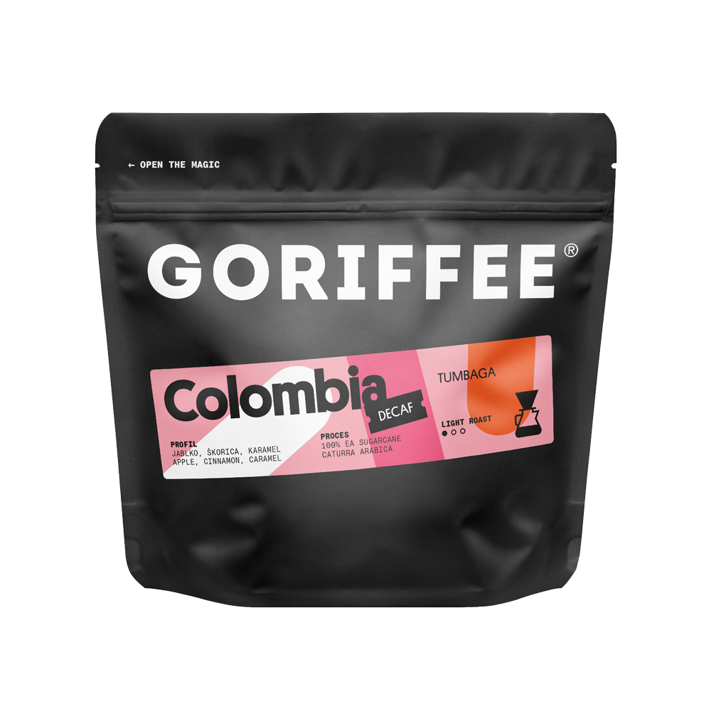 Colombia Tumbaga decaf for filter by Goriffee roastery