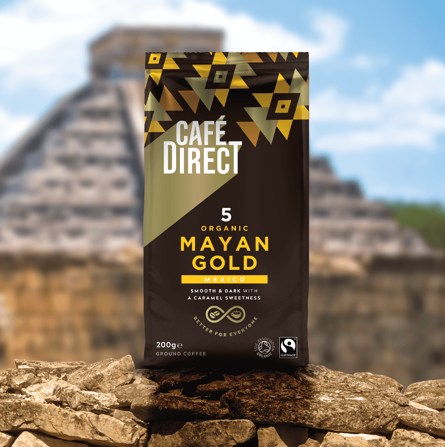 Cafédirect Mayan Gold Organic Ground Coffee by Grumpy Mule