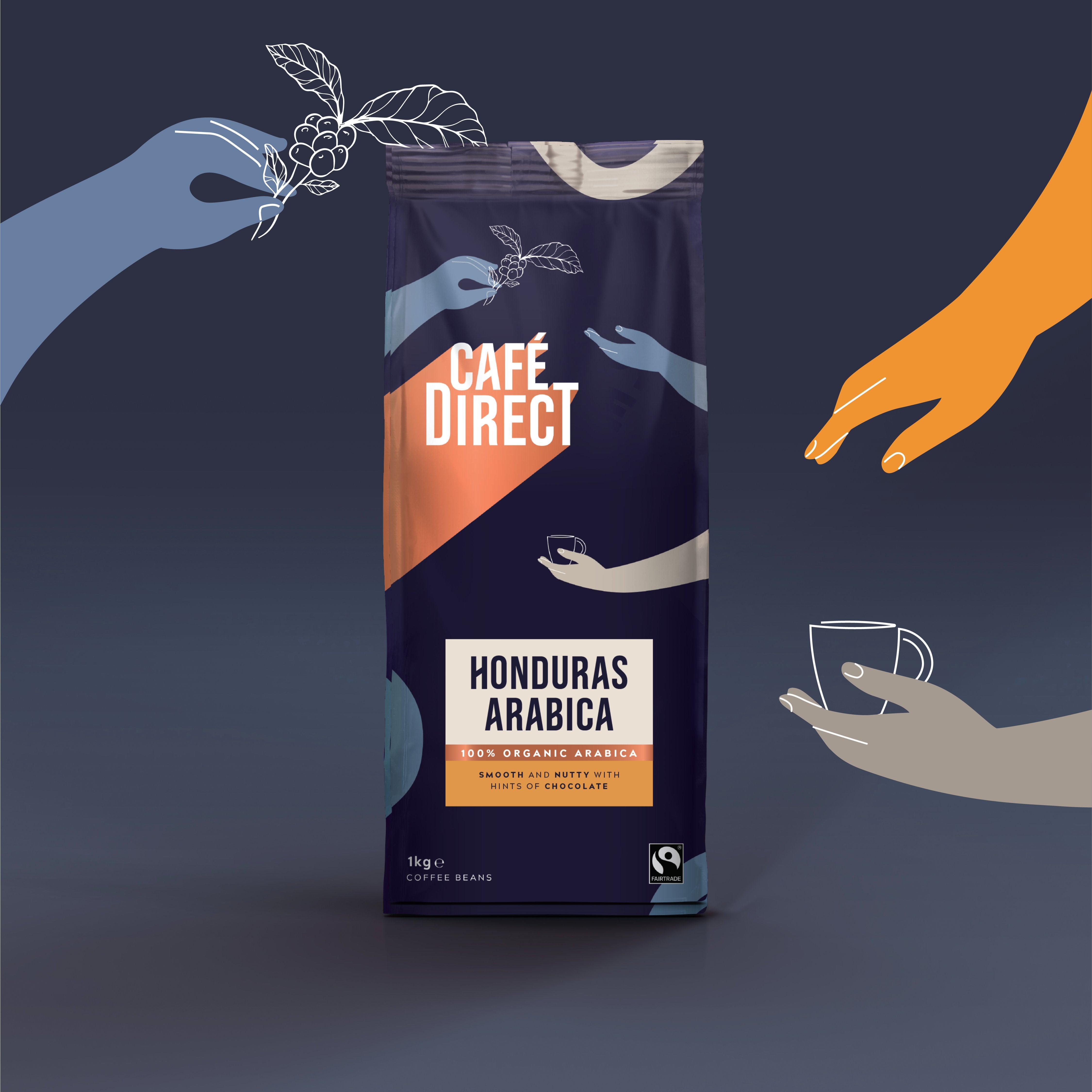 Cafédirect Honduras Organic Coffee Beans (1KG) by Grumpy…
