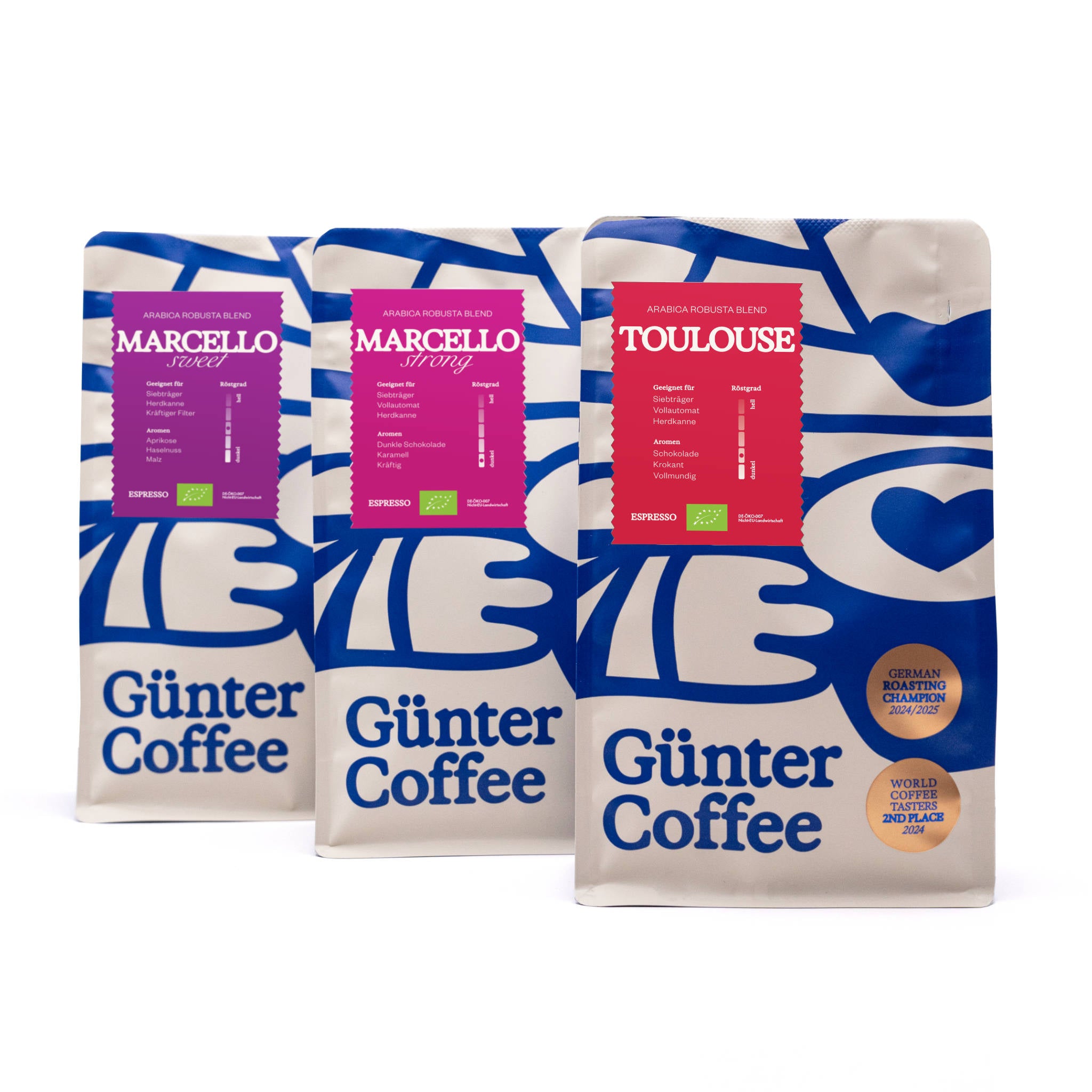 Espresso Set with 3 Coffees by Guentercoffee