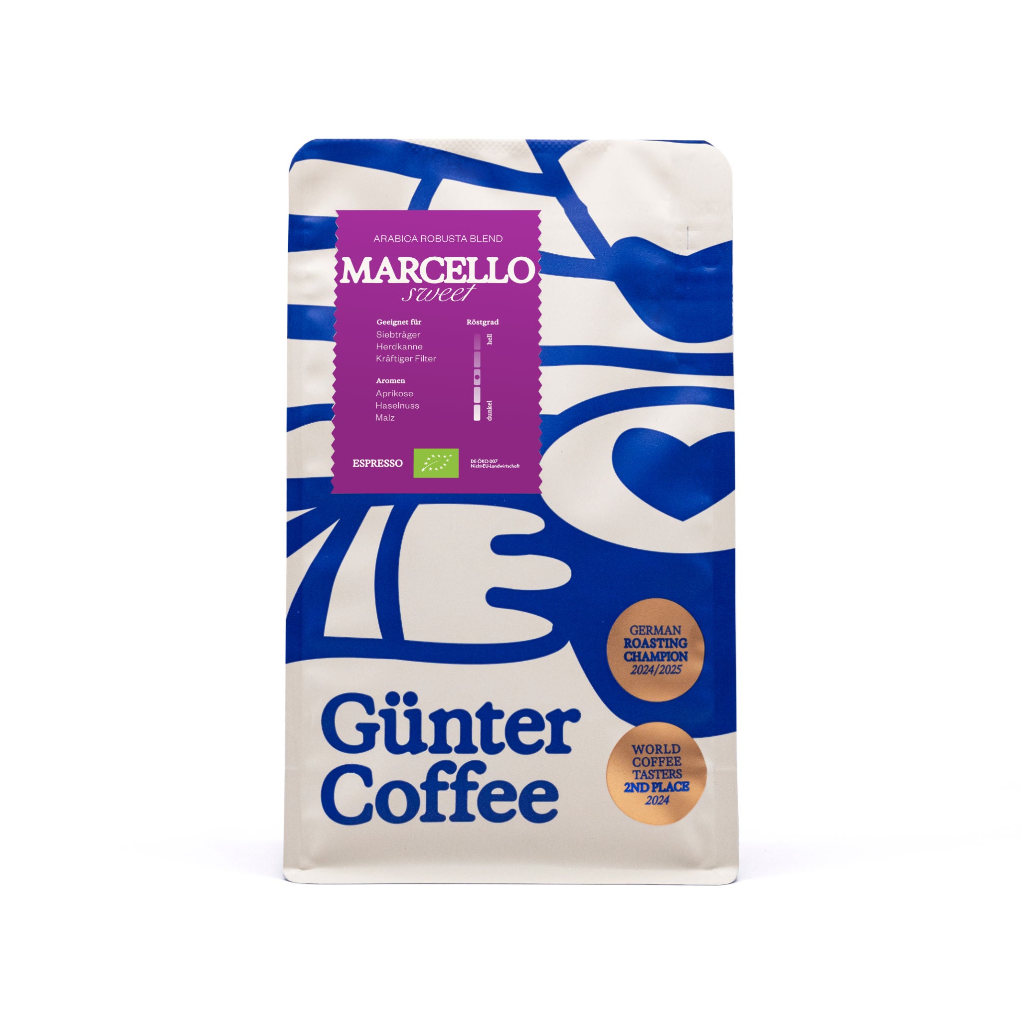 MARCELLO SWEET Blend Bio Espresso by Guentercoffee
