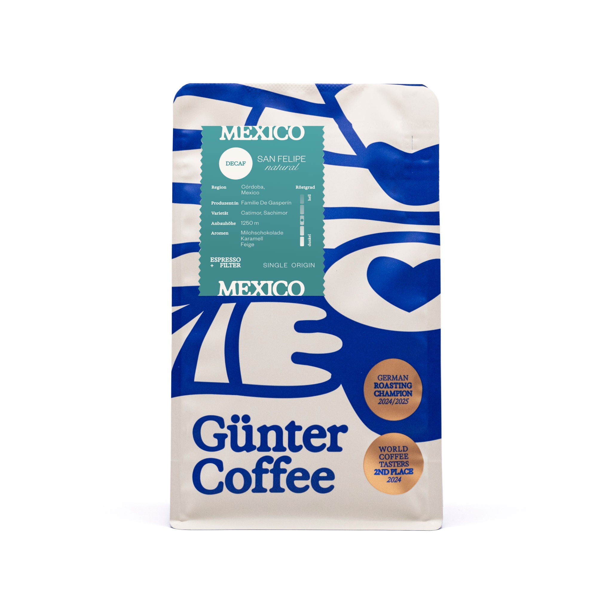 DECAF Mexico Natural decaffeinated coffee beans by…